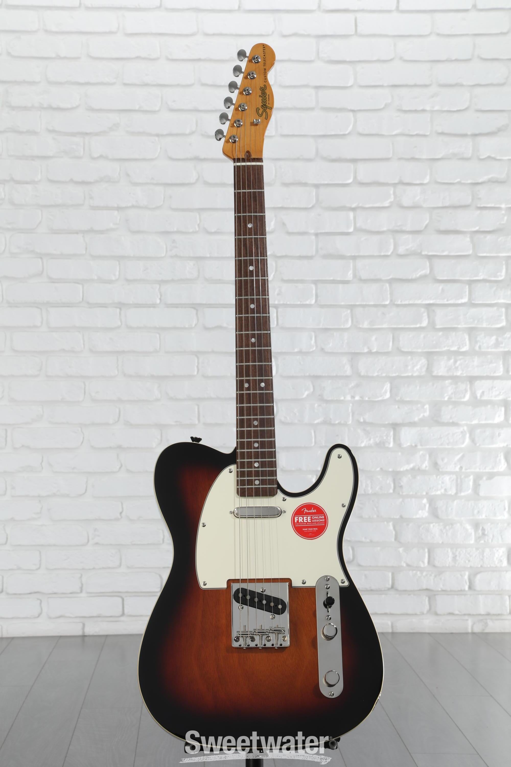 ギター Squier Classic Vibe60s Custom Telecaster Squier Classic Vibe 60's Telecaster Custom - 3-Tone Sunburst