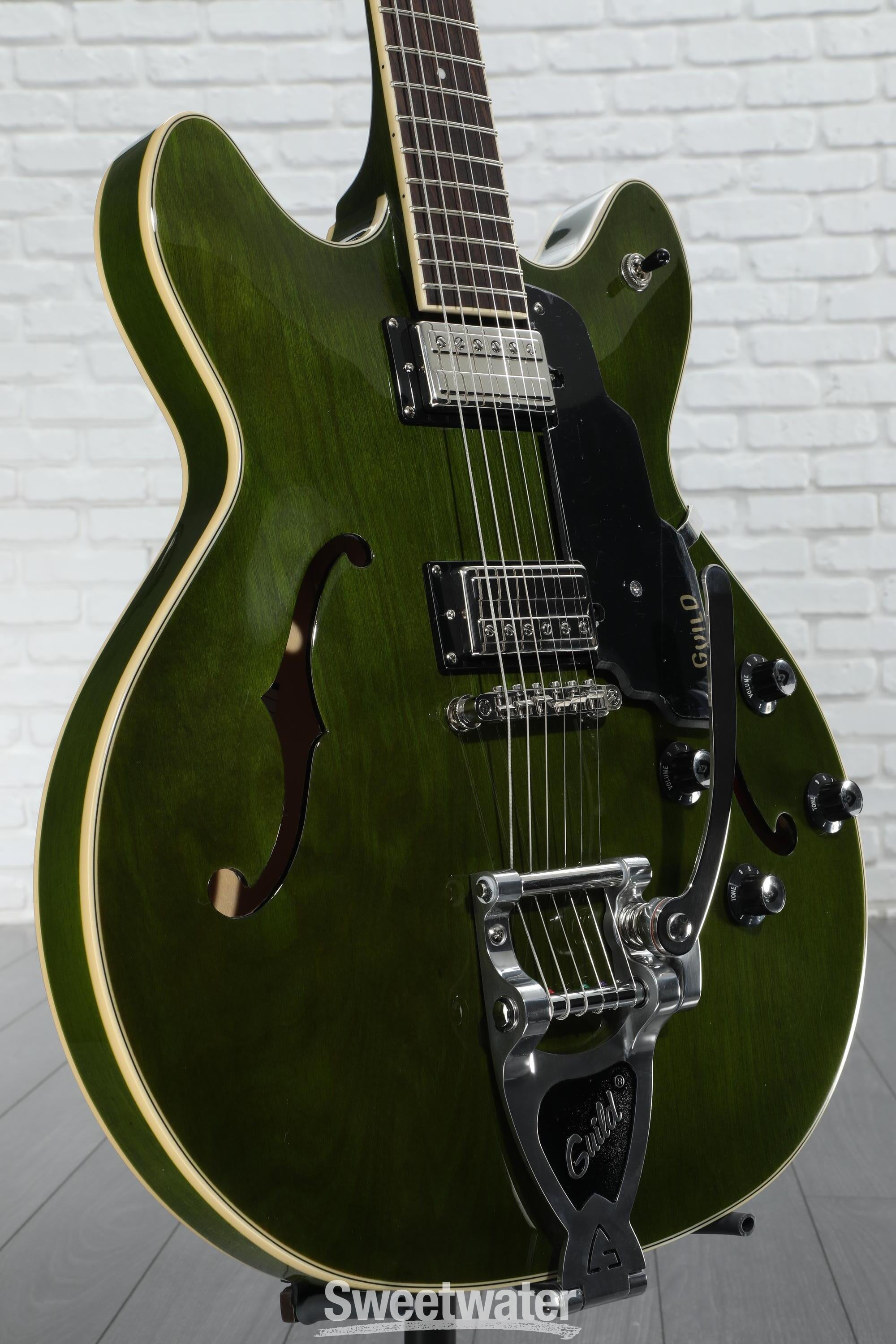 【あす楽対応】 Guild Starfire I DC Electric Guitar - Emerald Green with ギター
