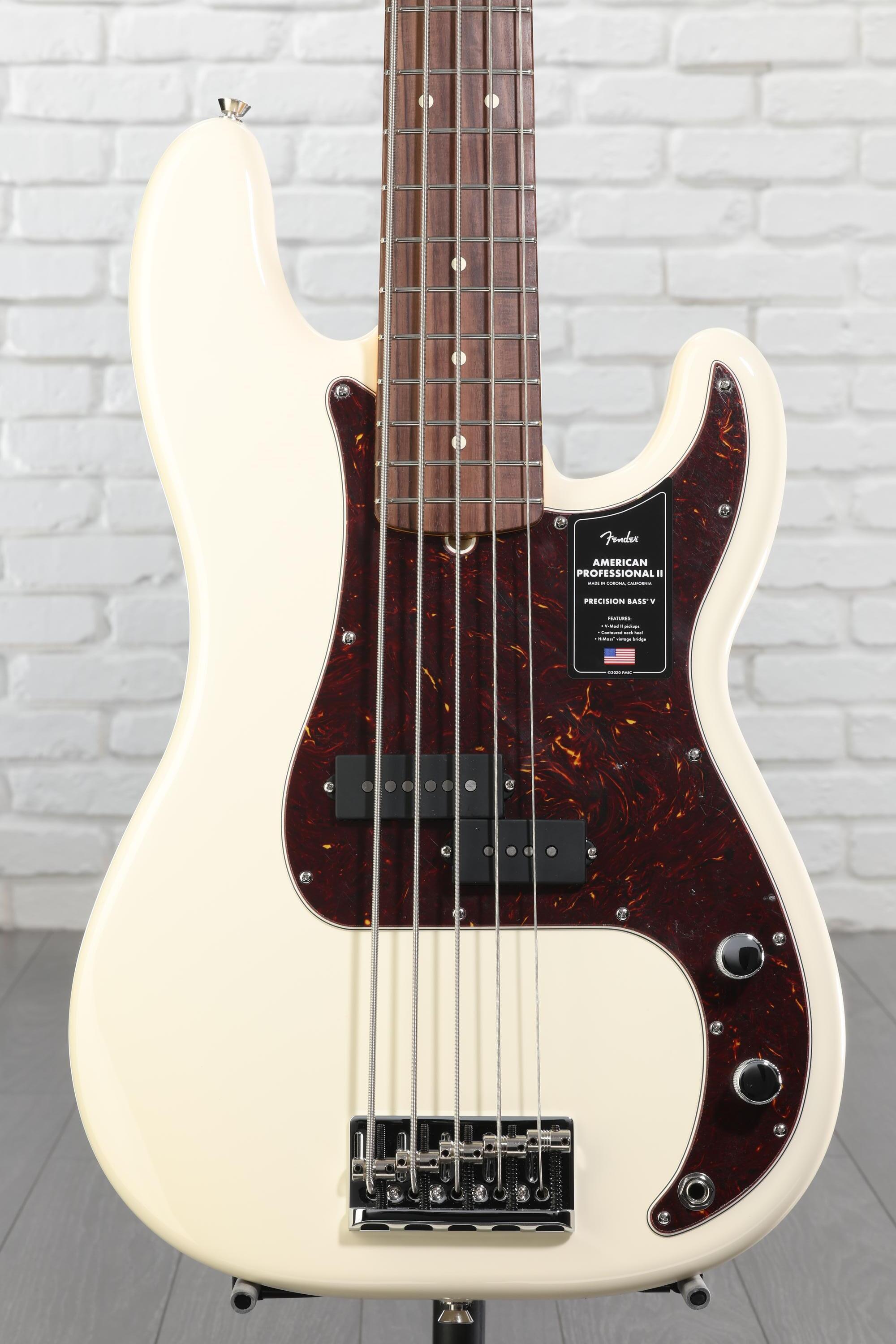 Fender American Professional II Precision Bass V - Olympic White