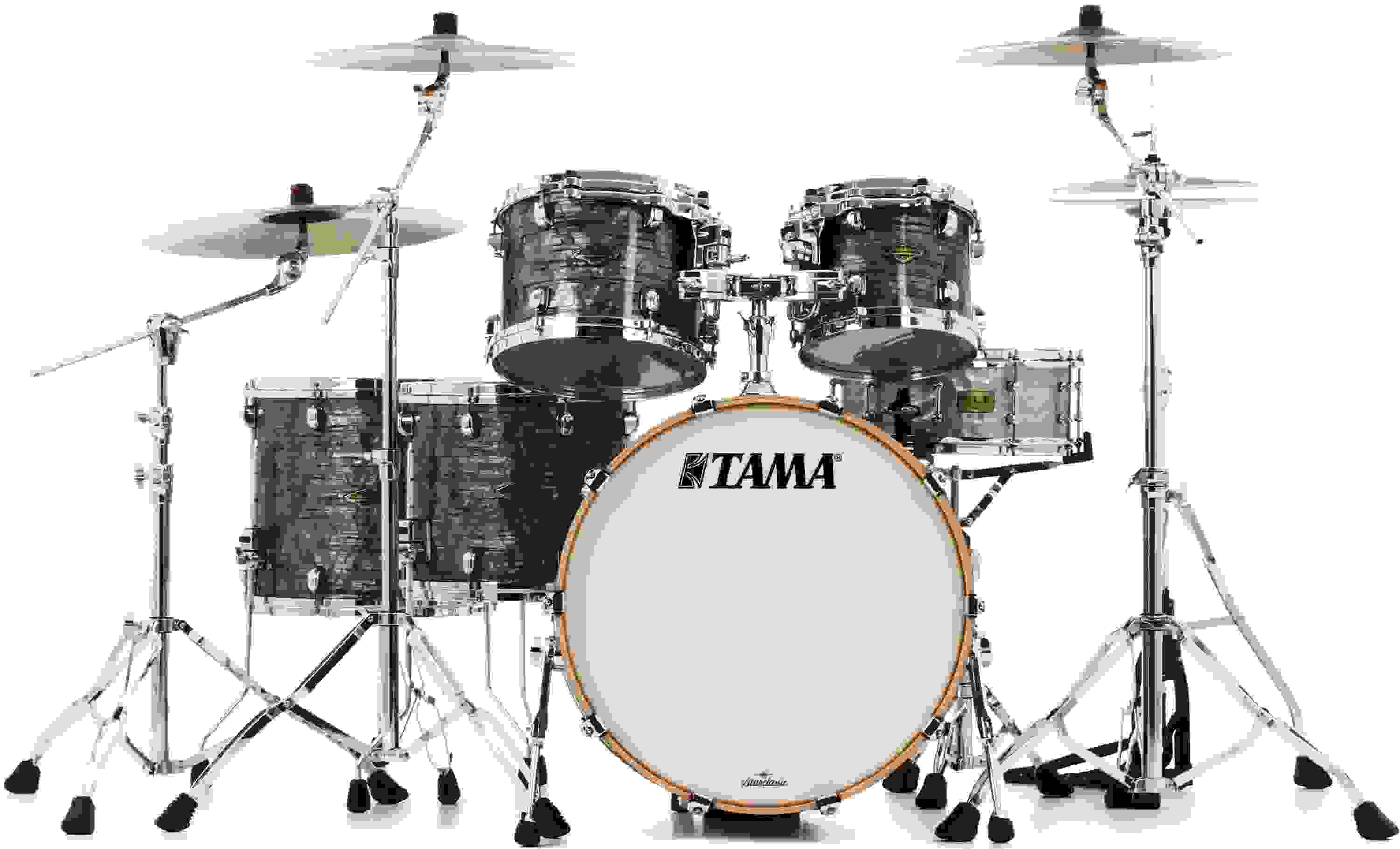 Tama Starclassic Walnut/Birch WBR52LS 5-piece Shell Pack - Charcoal Onyx