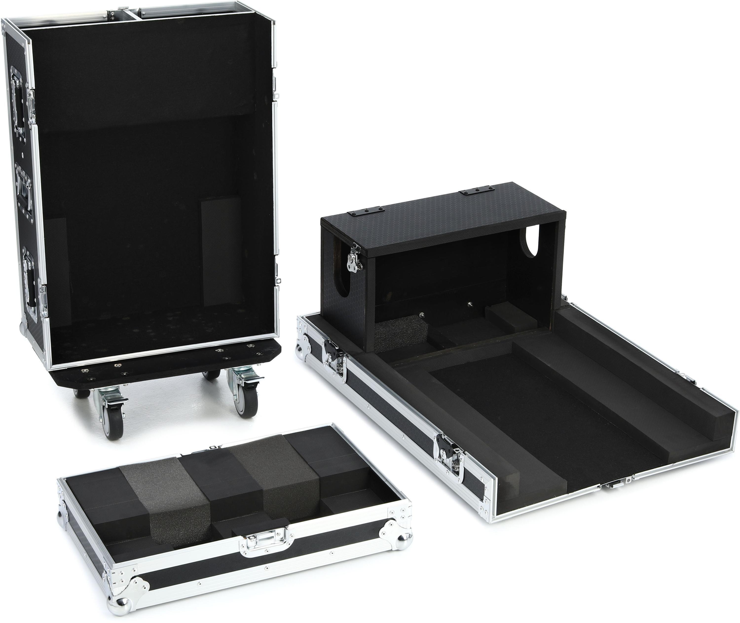 ProX XS-YQL1DHW Flight Case for Yamaha QL1 with Doghouse and Wheels |  Sweetwater