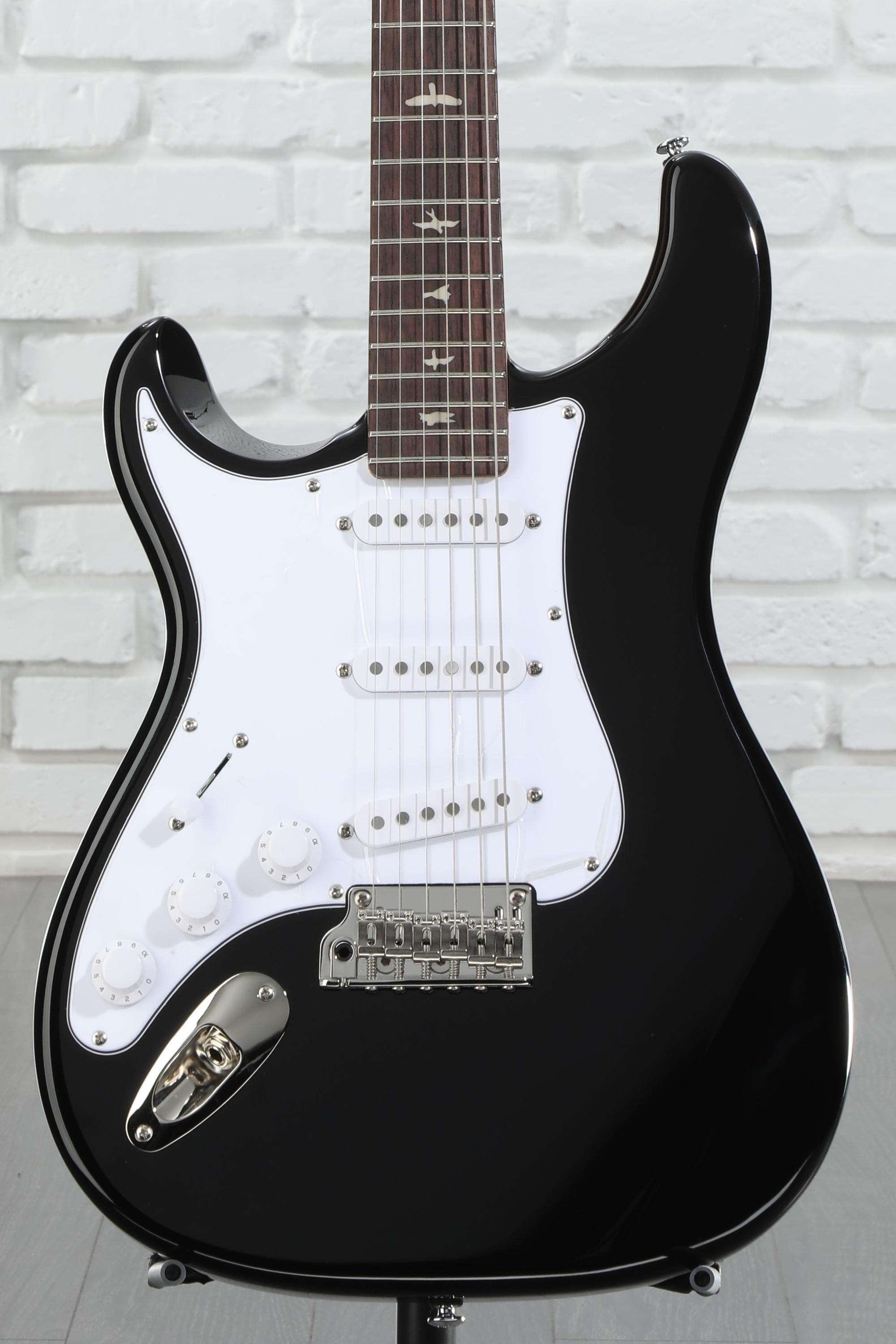 美品 2024年製 左利き用 PRS SE Silver Sky Lefty PRS SE Silver Sky Left-handed Electric Guitar - Piano Black