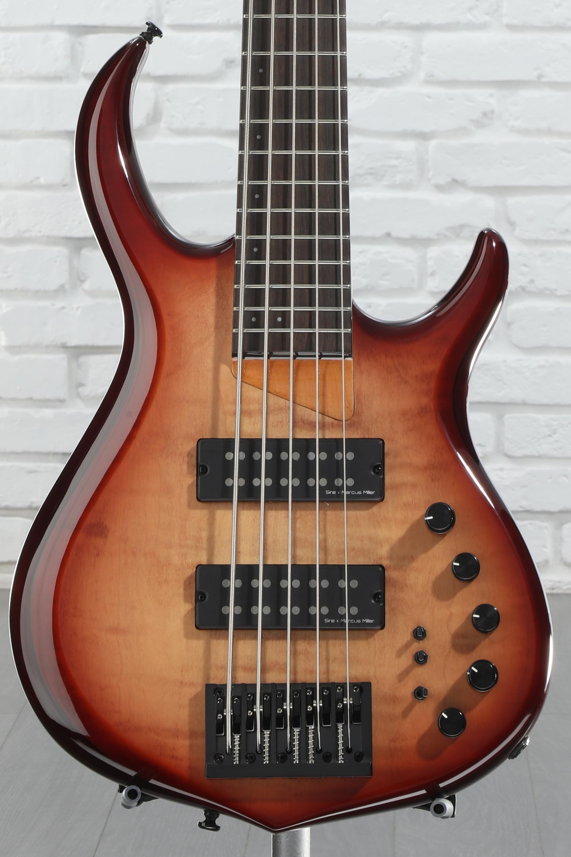 Sire Marcus Miller M7 Alder 5-string Bass Guitar - Brown Sunburst