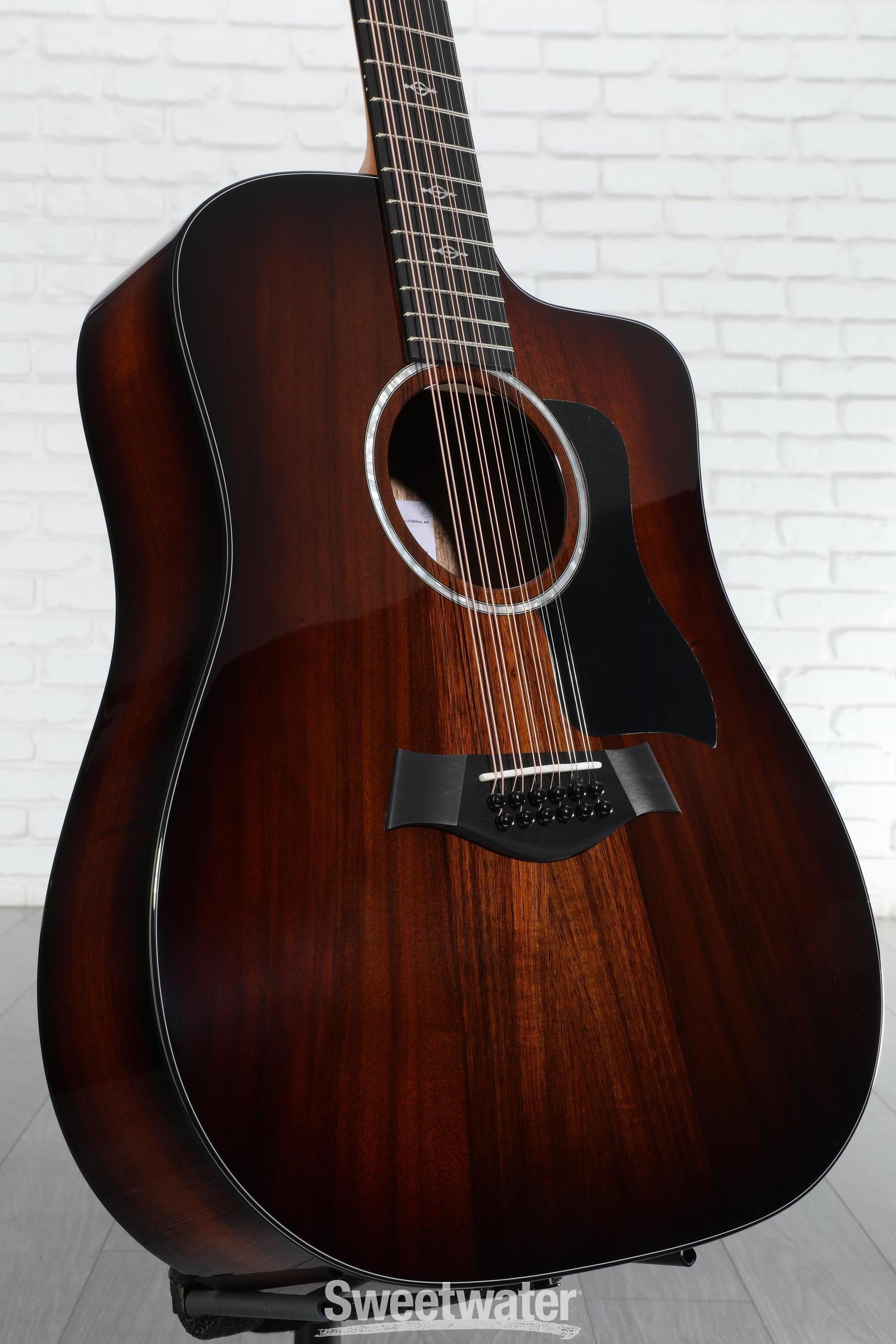 Photo of Taylor 260ce-K DLX Acoustic-electric Doce Doble - Shaded Edgeburst