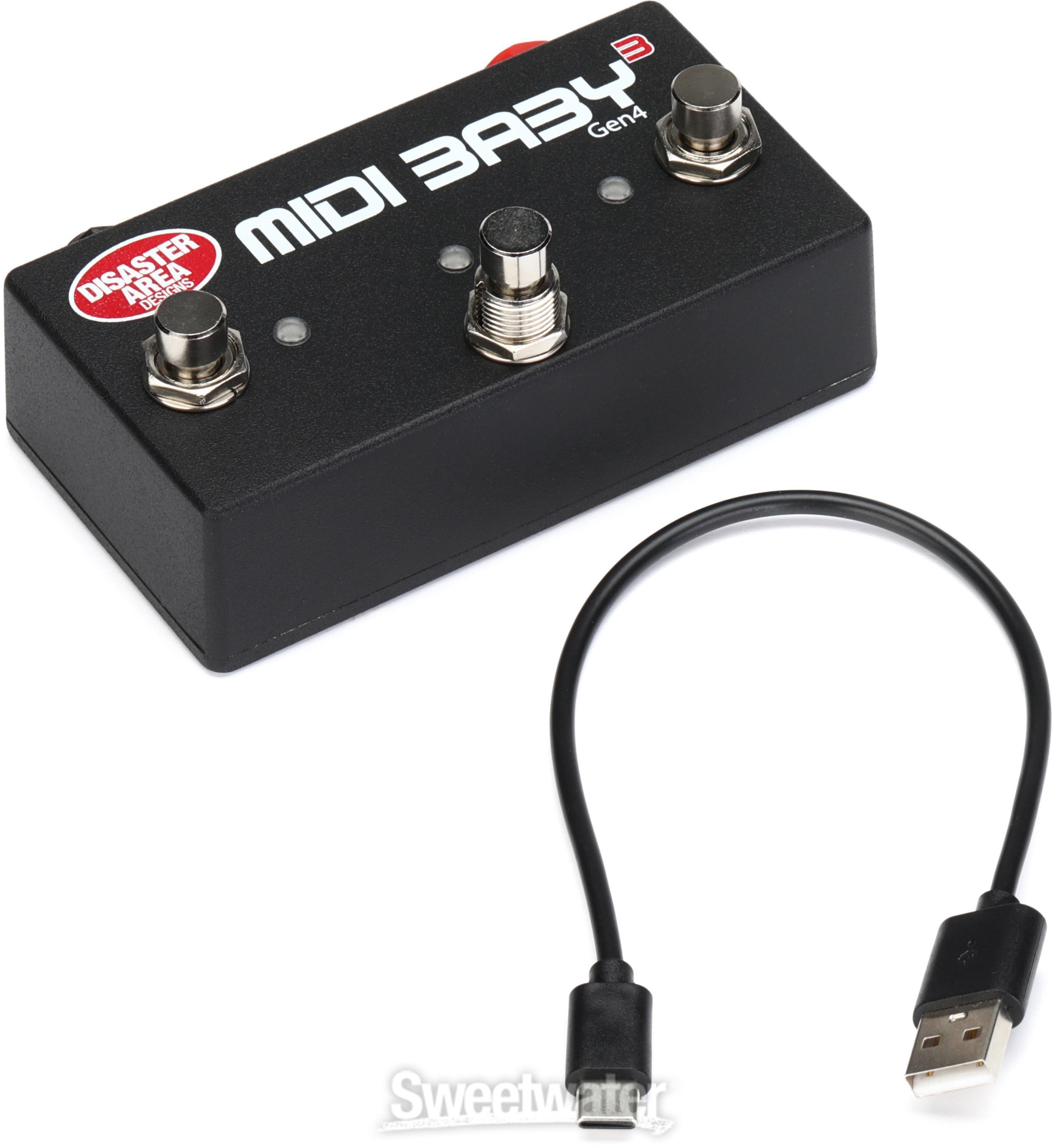 Disaster Area Designs MIDI Baby 3 Gen4 MIDI Footswitch