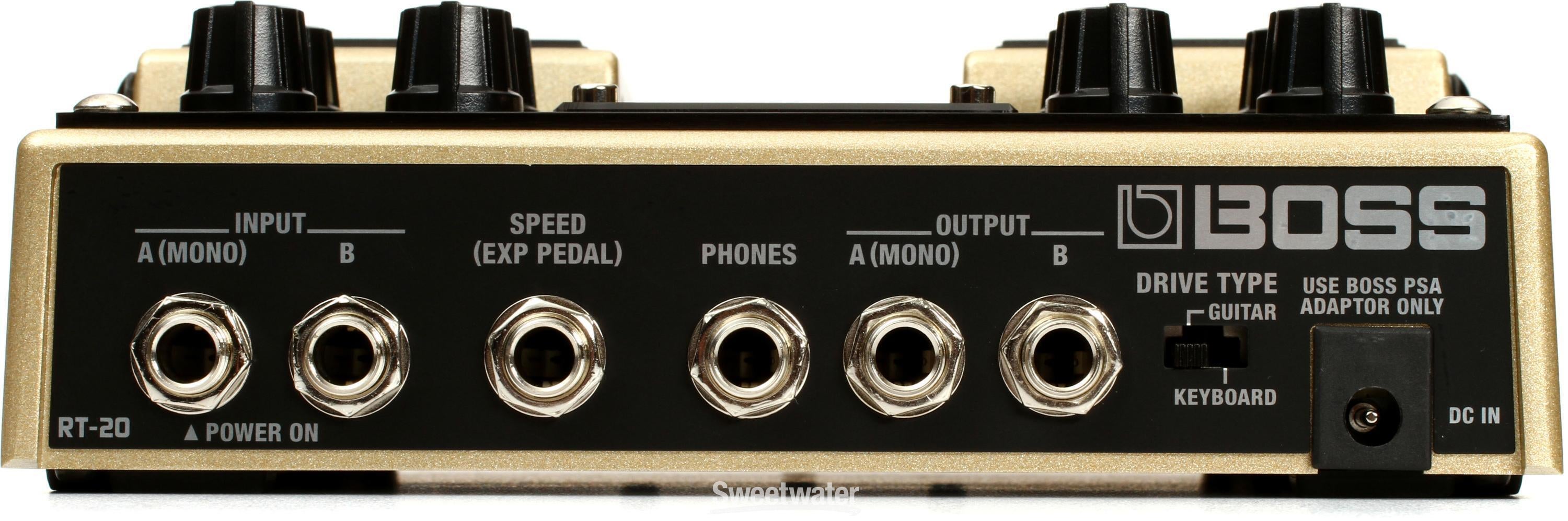 Boss RT-20 Rotary Ensemble Pedal | Sweetwater