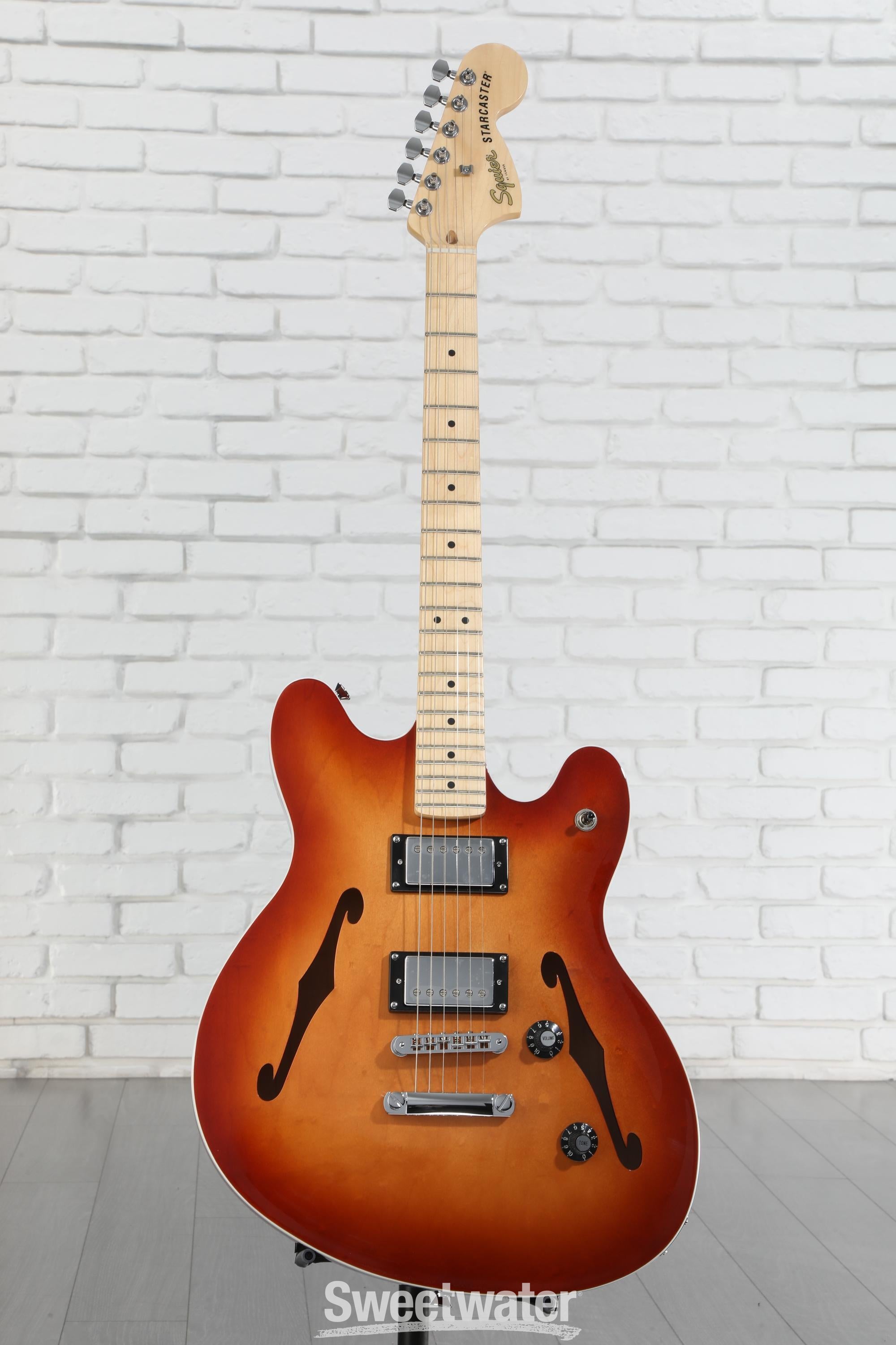 ギター Squier Affinity Starcaster Amazon.com: Fender Affinity Series Starcaster Deluxe, Laurel