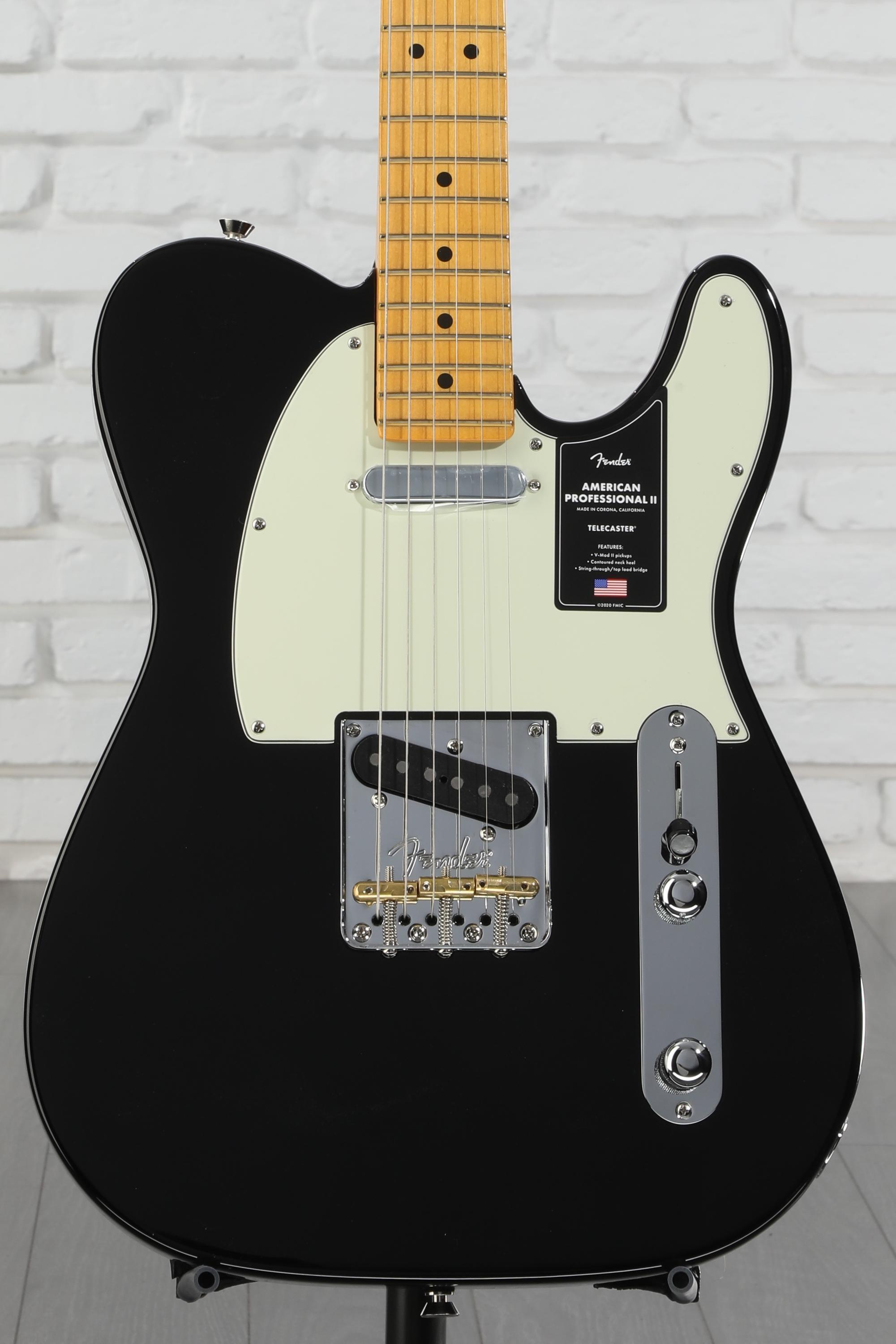 【美品】Fender American Professional Ⅱ tele Fender American Professional II Telecaster - Black with