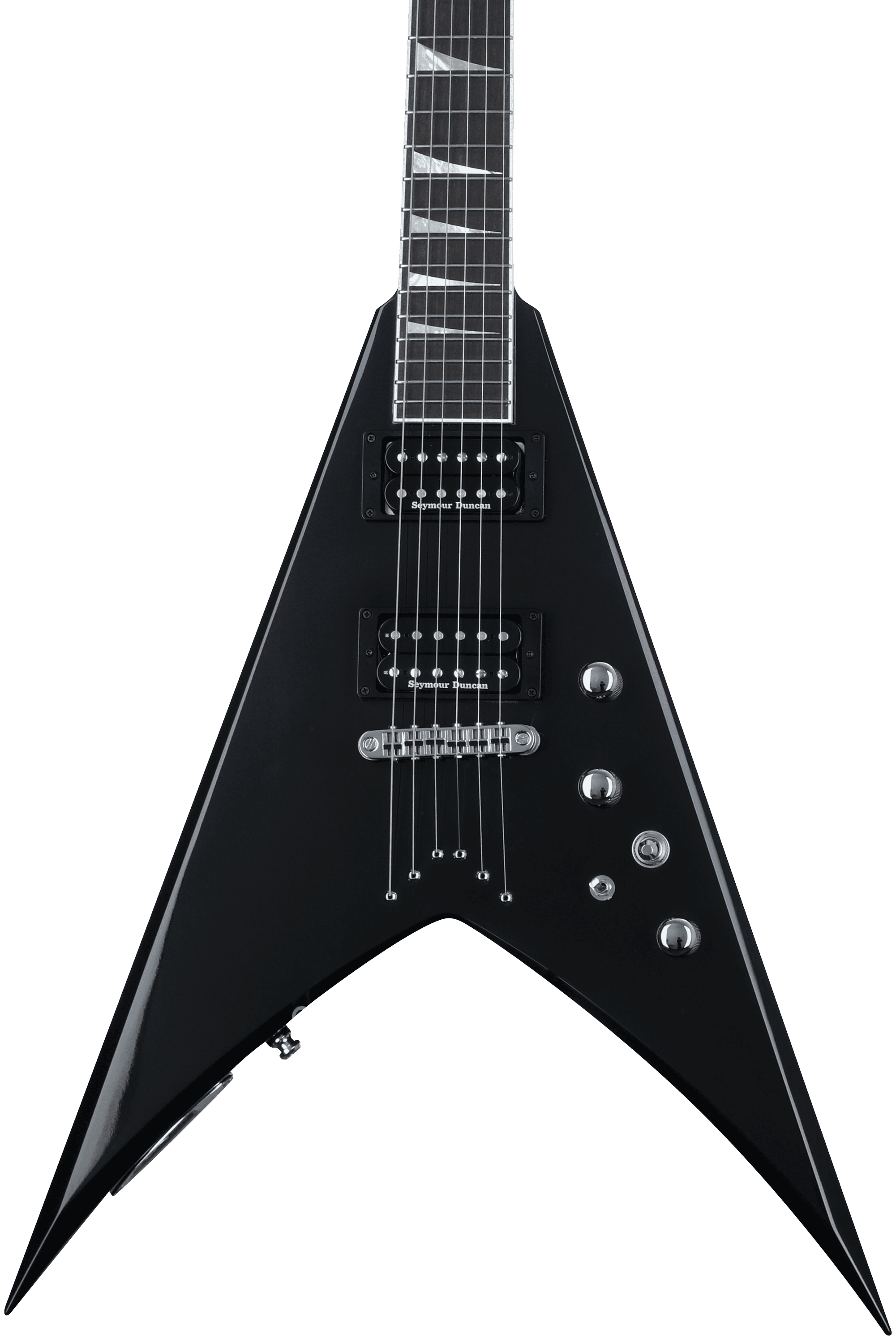 Jackson USA King V 2H Electric Guitar - Metallic Black | Sweetwater