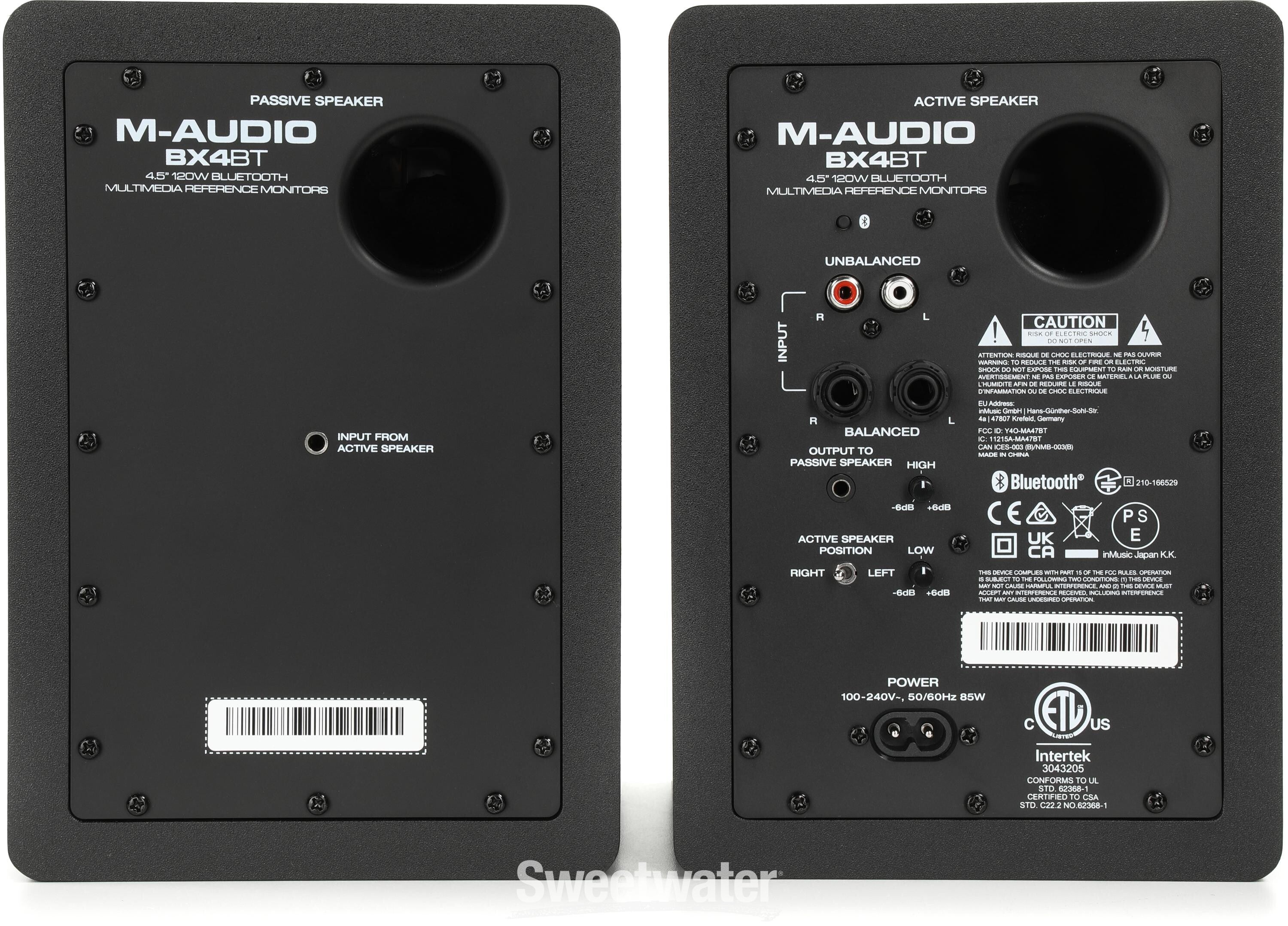 M-Audio BX4 BT 4.5-inch Bluetooth Multimedia Monitors (pair)