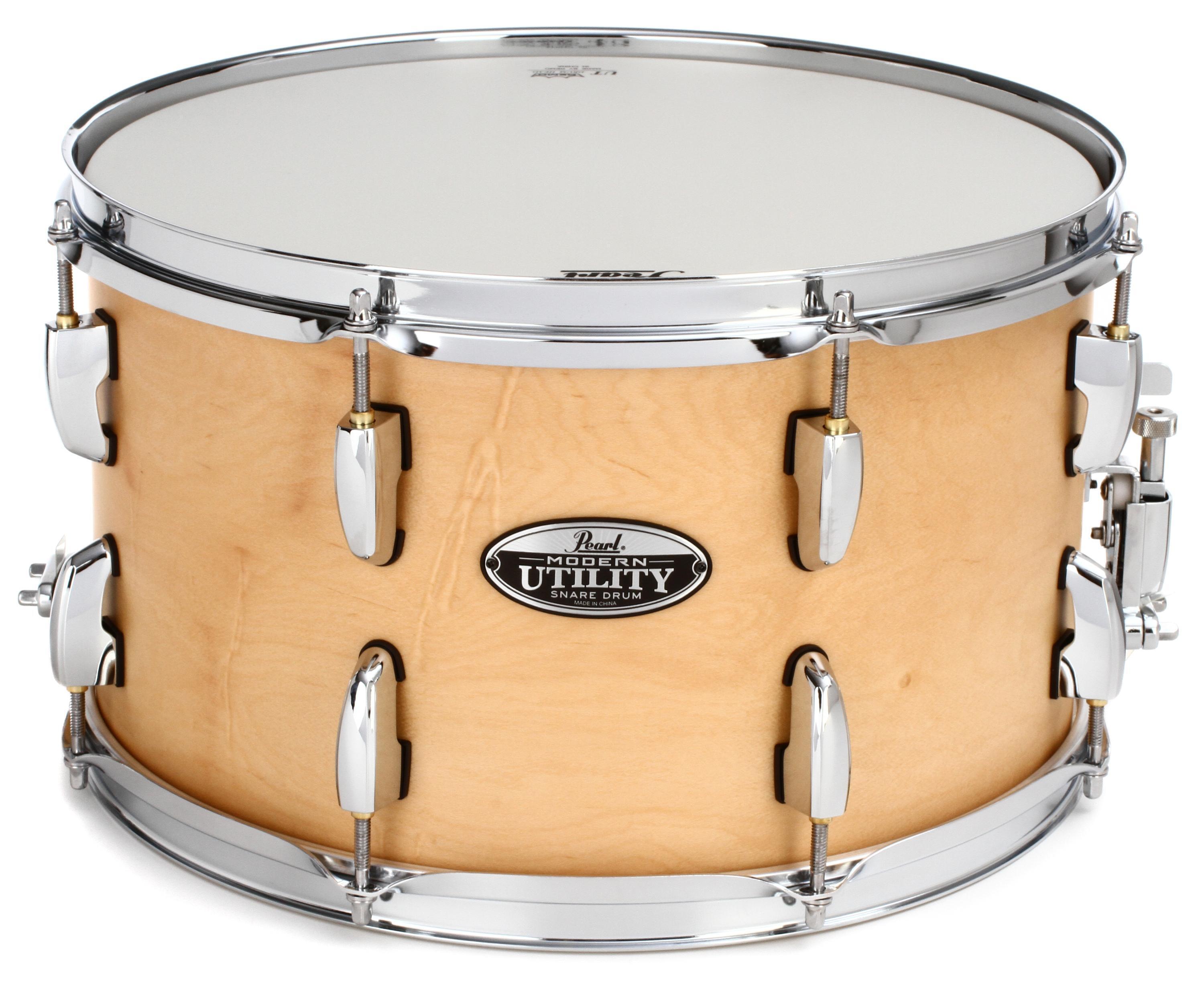 Pearl Modern Utility Snare Drum - 8 x 14-inch - Satin Natural 