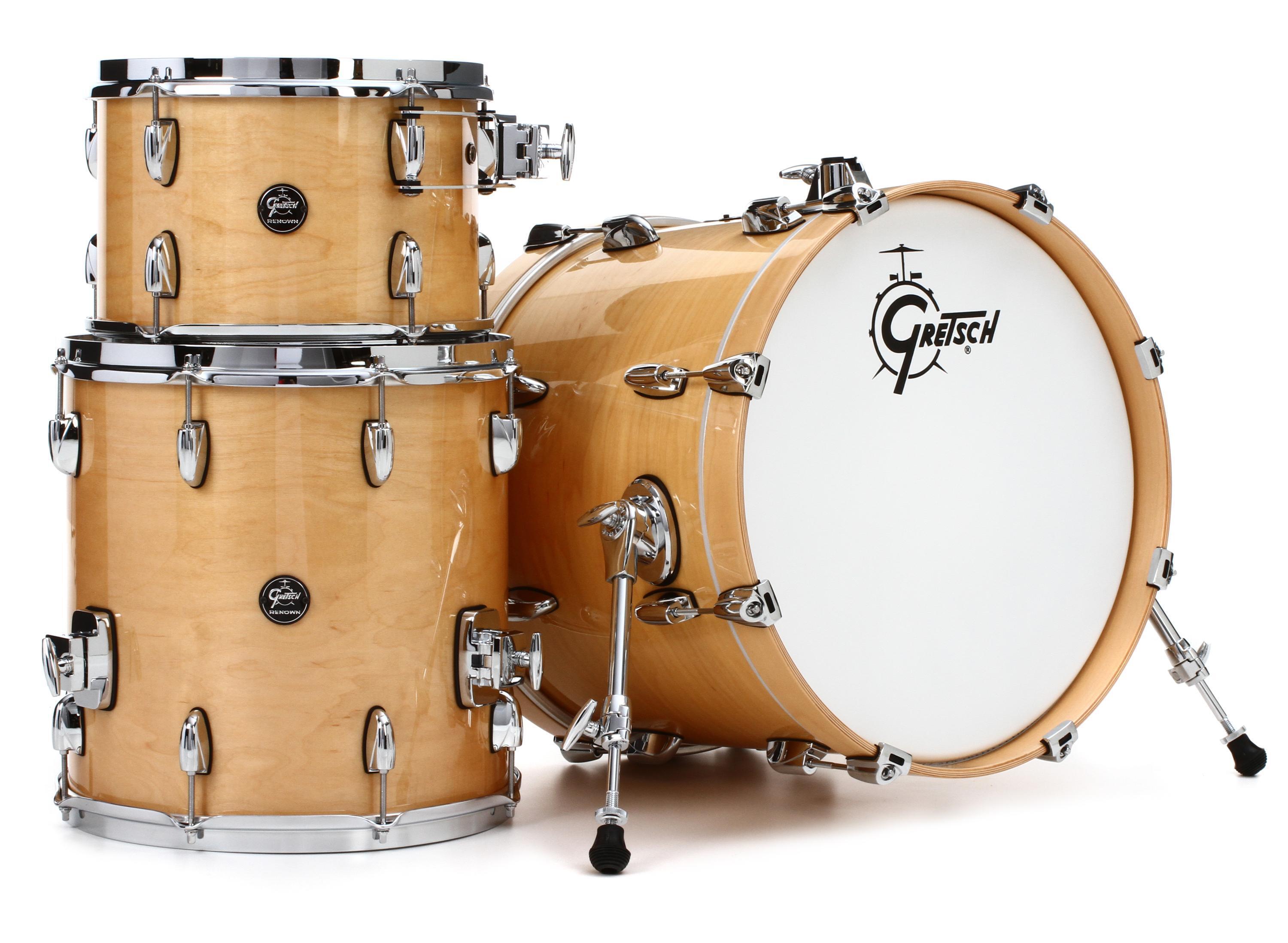 Photo of Gretsch Drums Renown RN2-J483 3-piece Shell Pack - Gloss Natural
