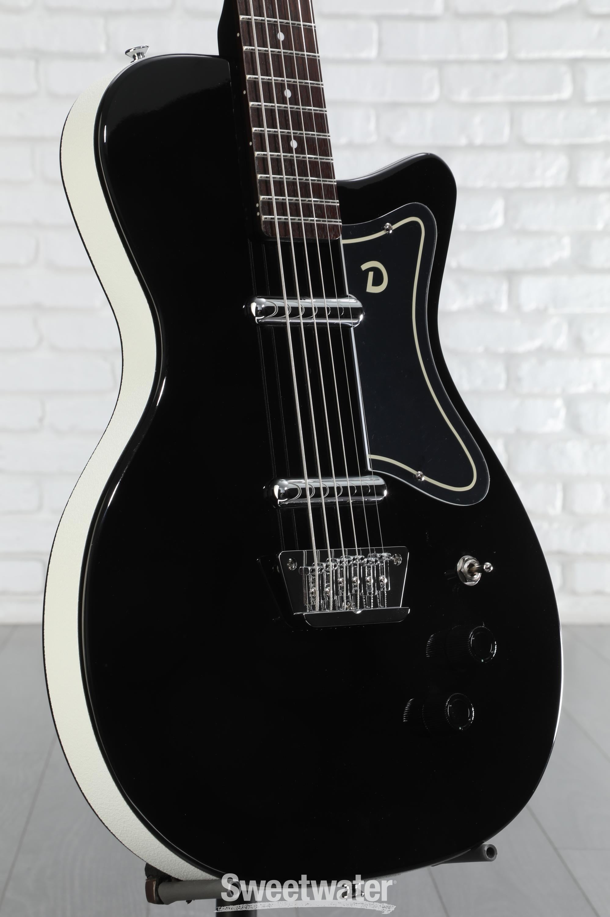 Danelectro Baritone Electric Guitar - Black | Sweetwater