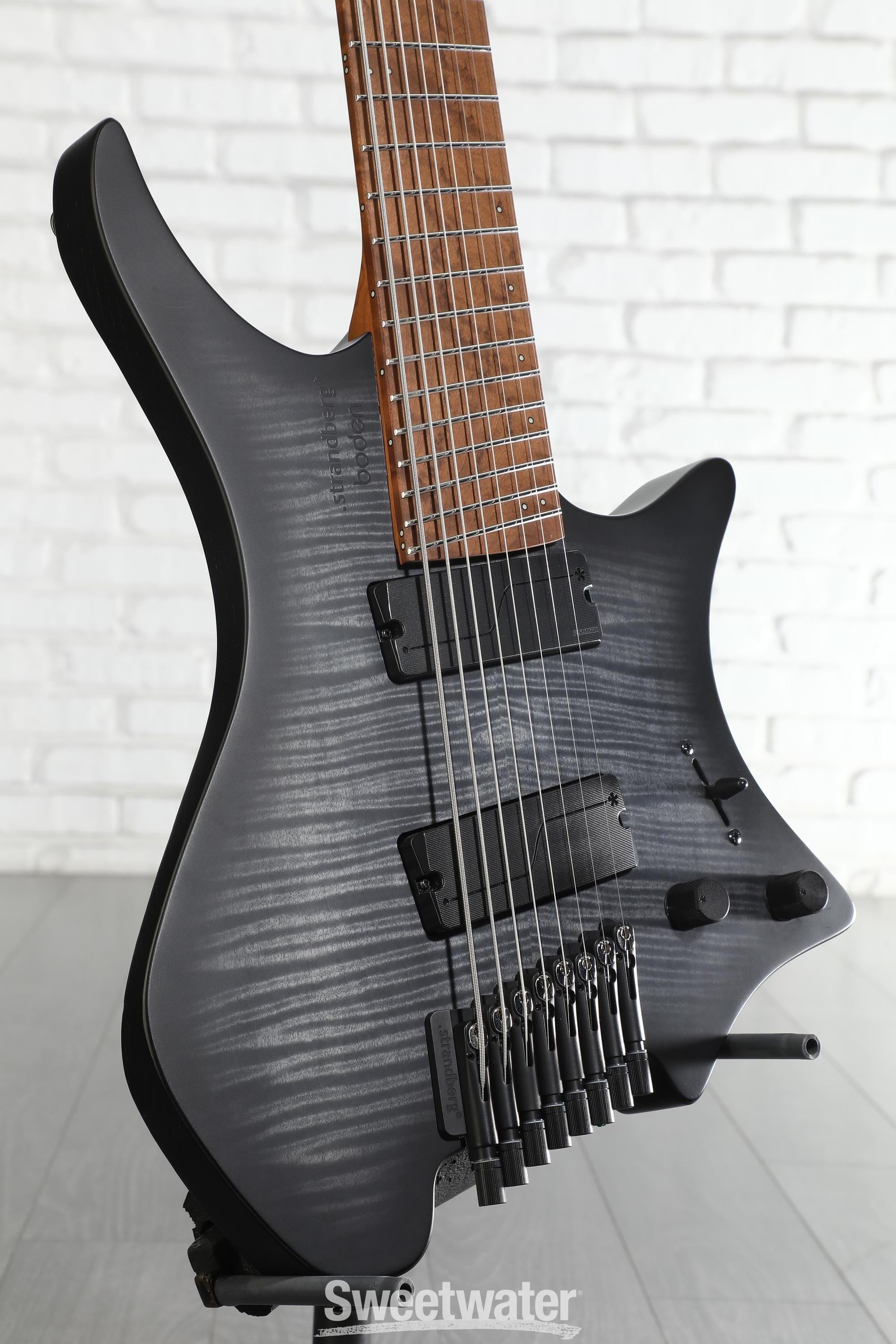 Photo of Strandberg Boden Original N2.8 8-string Electric Guitar - Black Denim Burst Satin