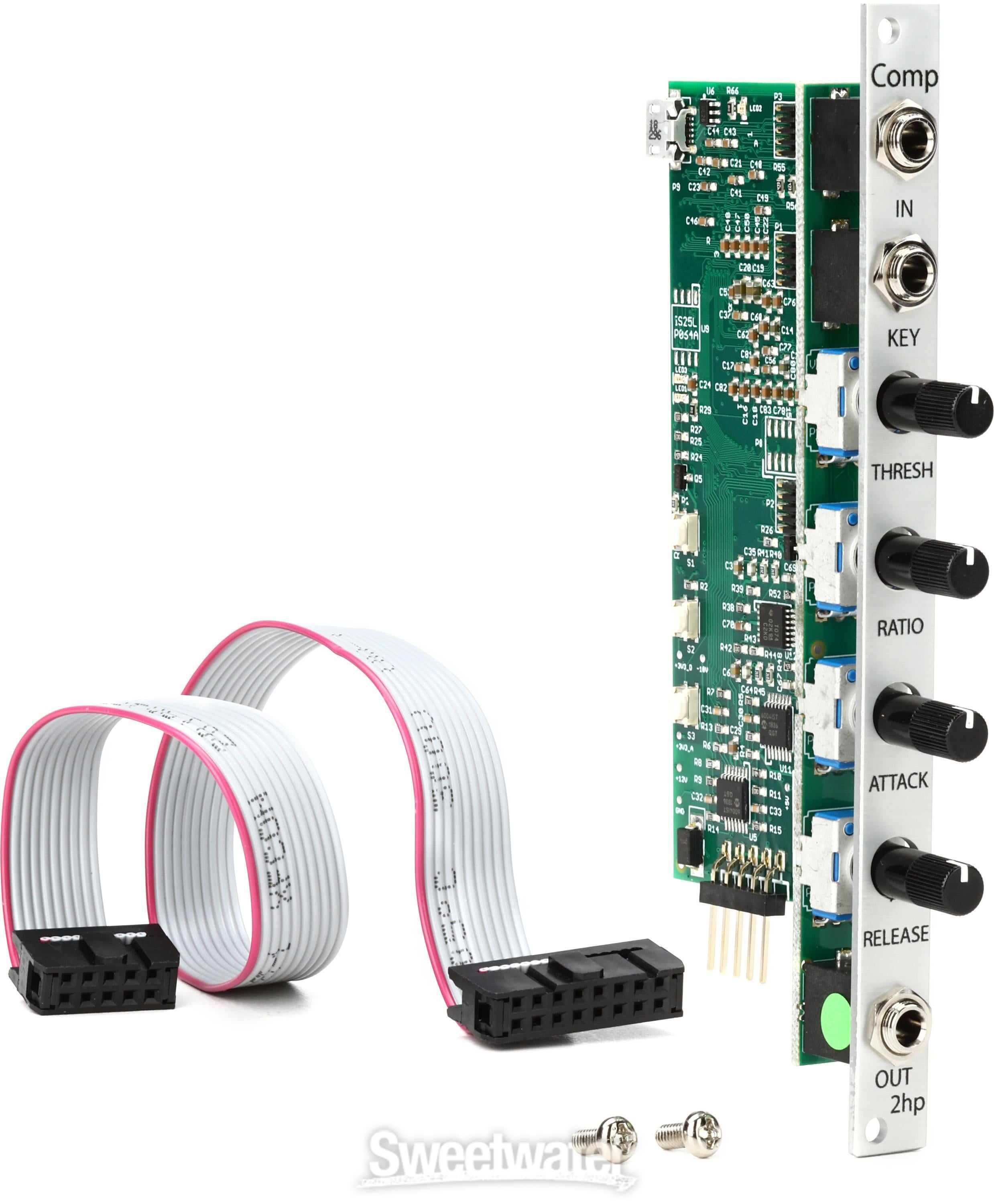 2hp / Arp (Silver) 2HP Comp Eurorack Compressor Module with