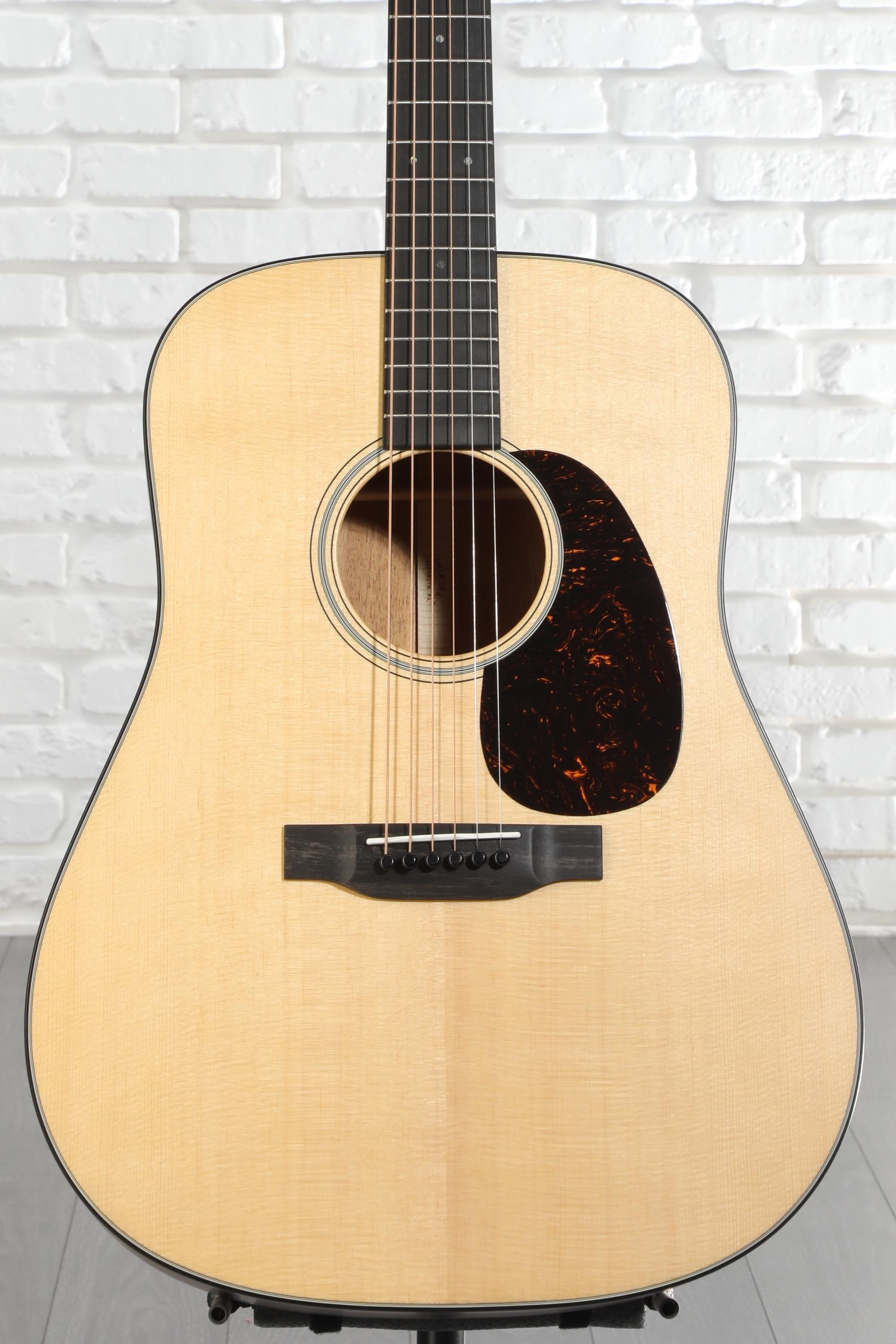 Martin D-18 Satin Standard Series Acoustic Guitar - Satin Natural