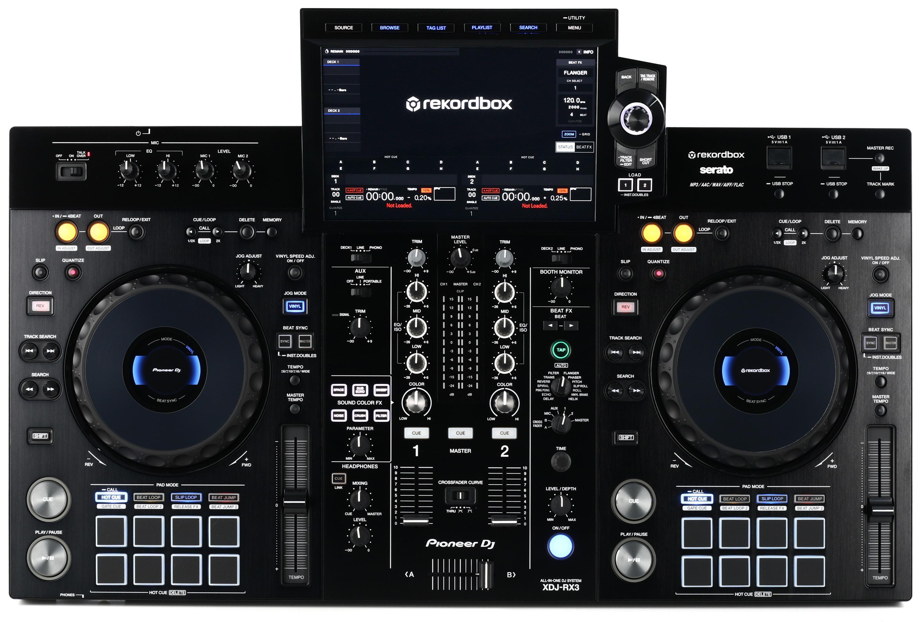 2 Pioneer DJ XDJ-XZ Professional All-in-One DJ System - Black