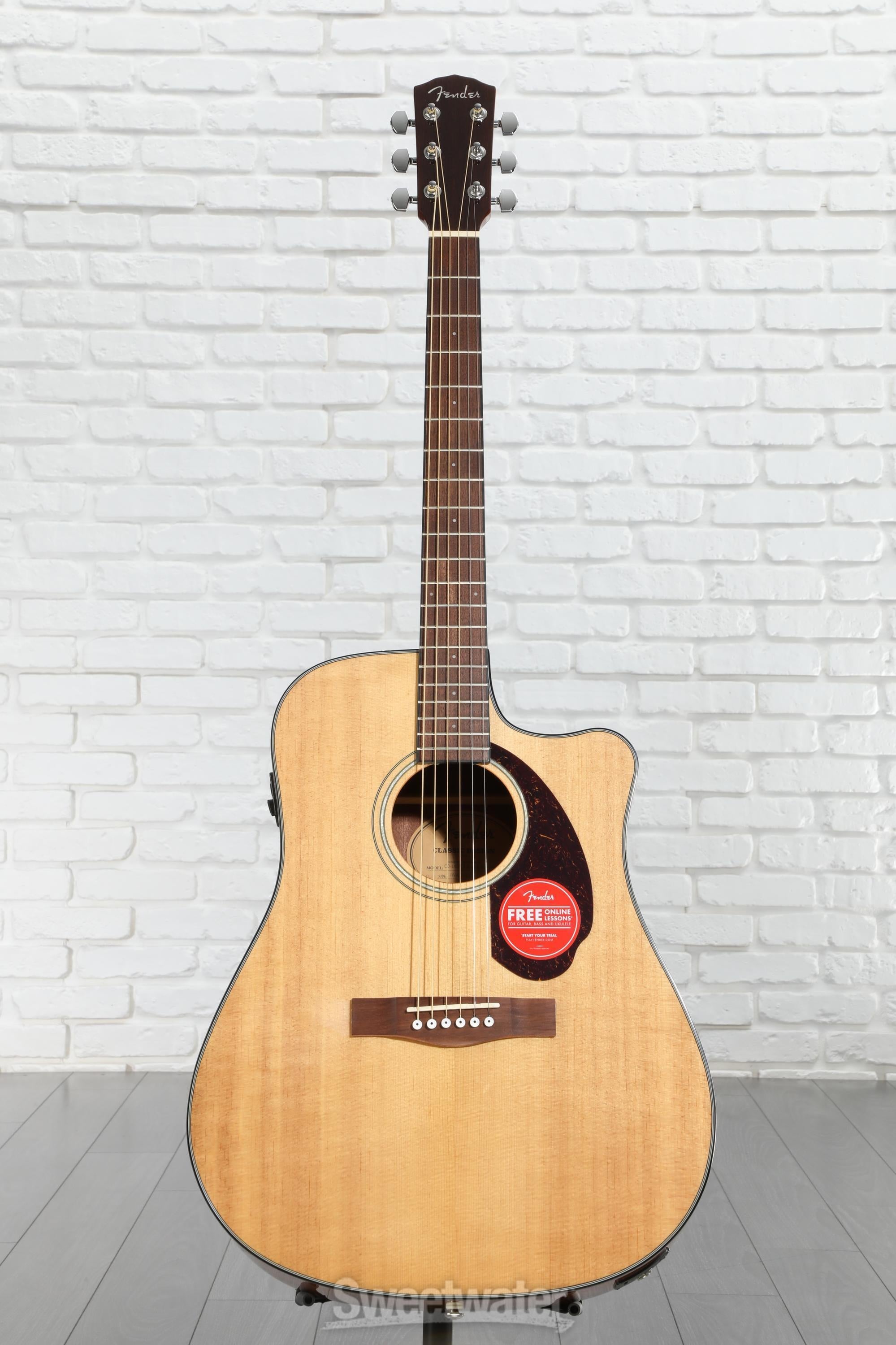 Fender CD-140SCE Dreadnought Acoustic-Electric Guitar - Natural