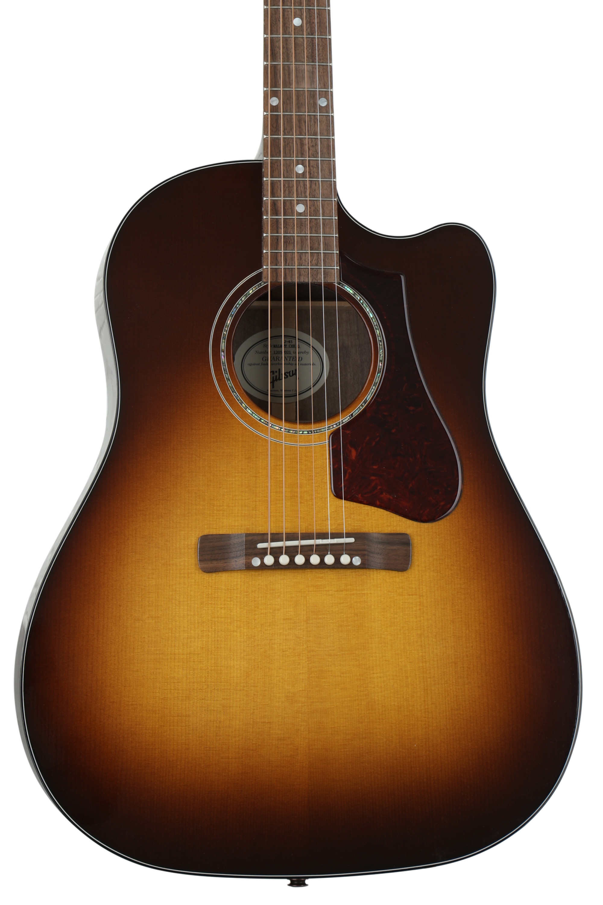 Gibson Acoustic J-45 Walnut CEX AG 2018 - Walnut Burst | Sweetwater