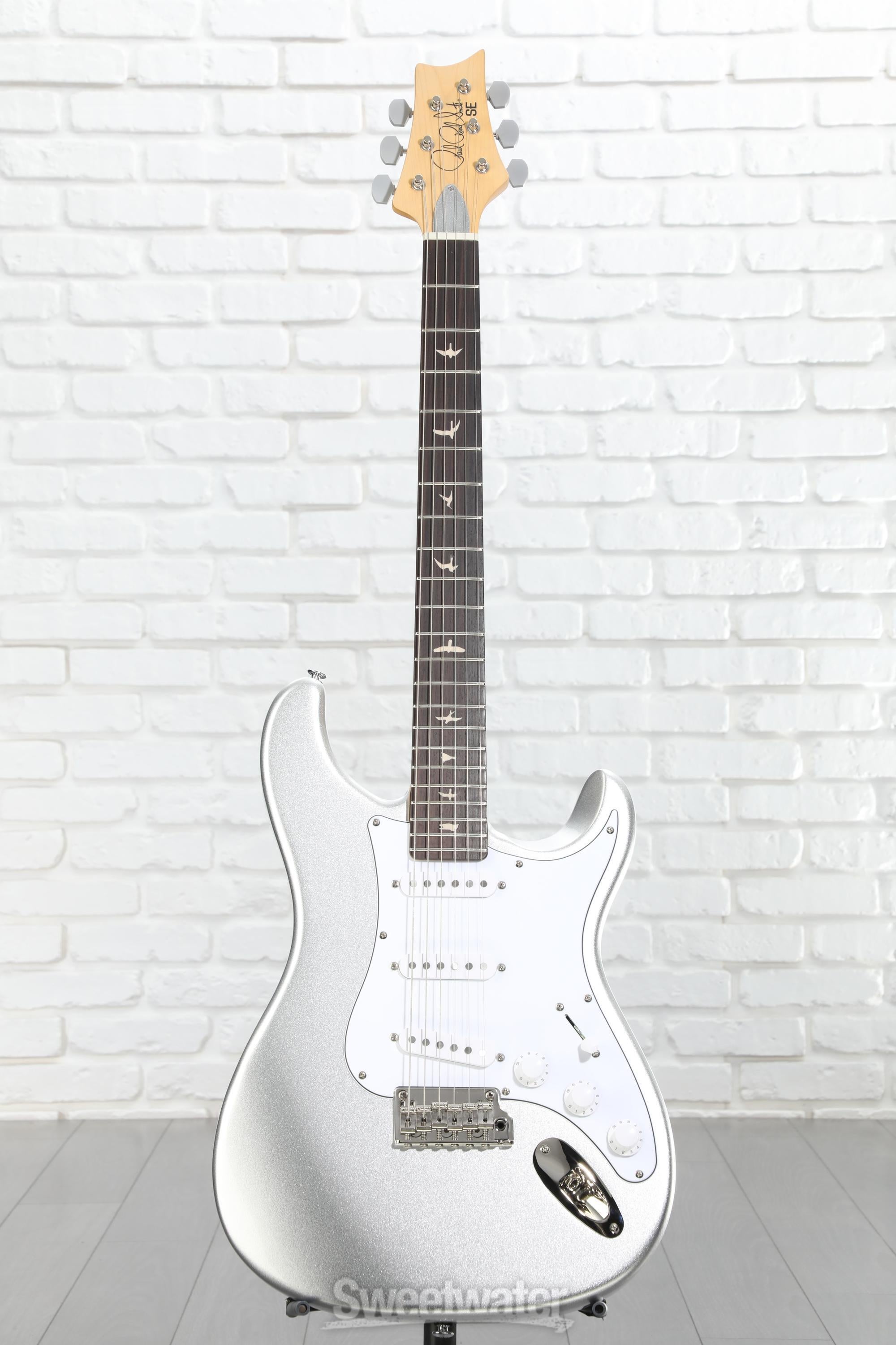 PRS SE Silver Sky Electric Guitar - Platinum Spark, Sweetwater