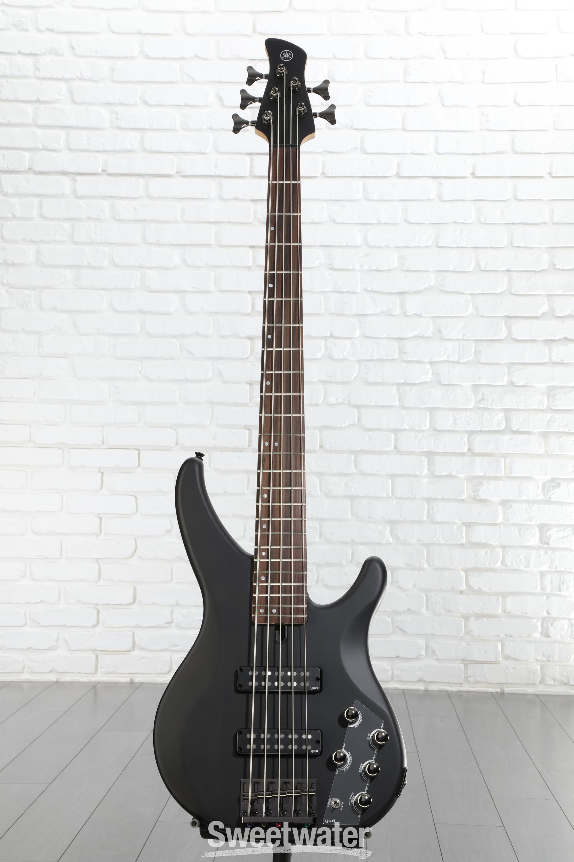Yamaha TRBX505 5-string Bass Guitar - Translucent Black | Sweetwater