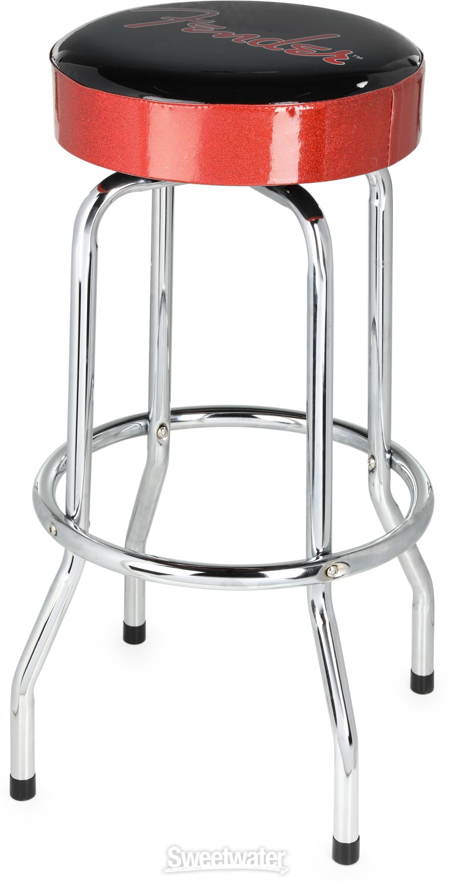 Fender Red Sparkle Barstool - 30-inch | Sweetwater