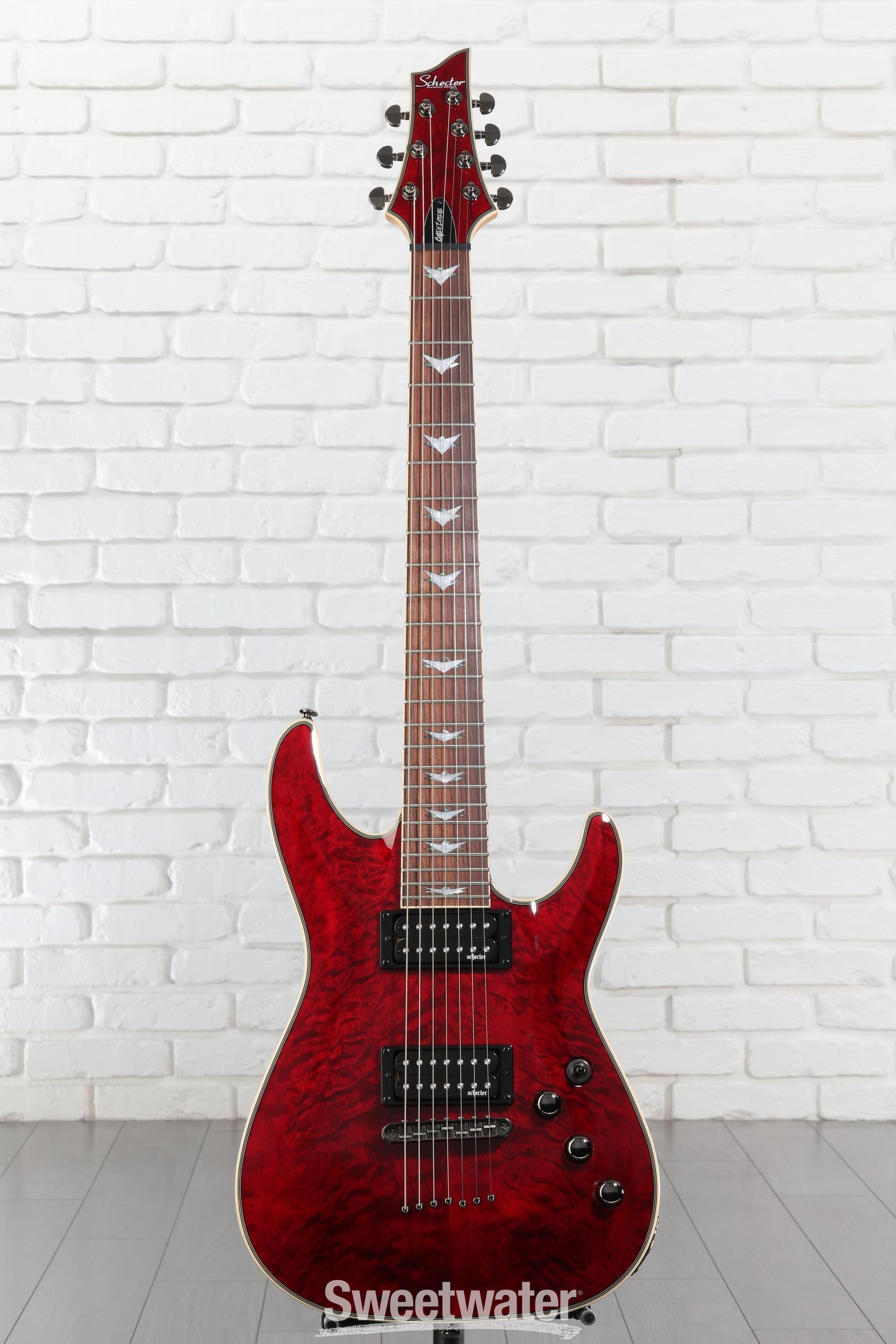 Schecter Omen Extreme-7 Electric Guitar - Black Cherry | Sweetwater
