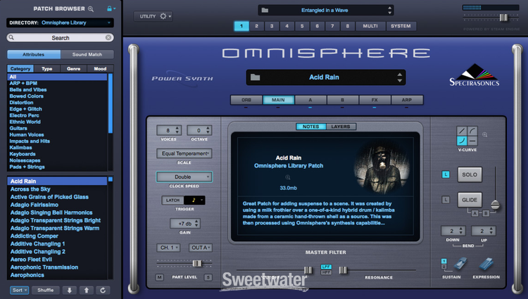 Spectrasonics Omnisphere 2 with G-DRIVE slim 500GB | Sweetwater