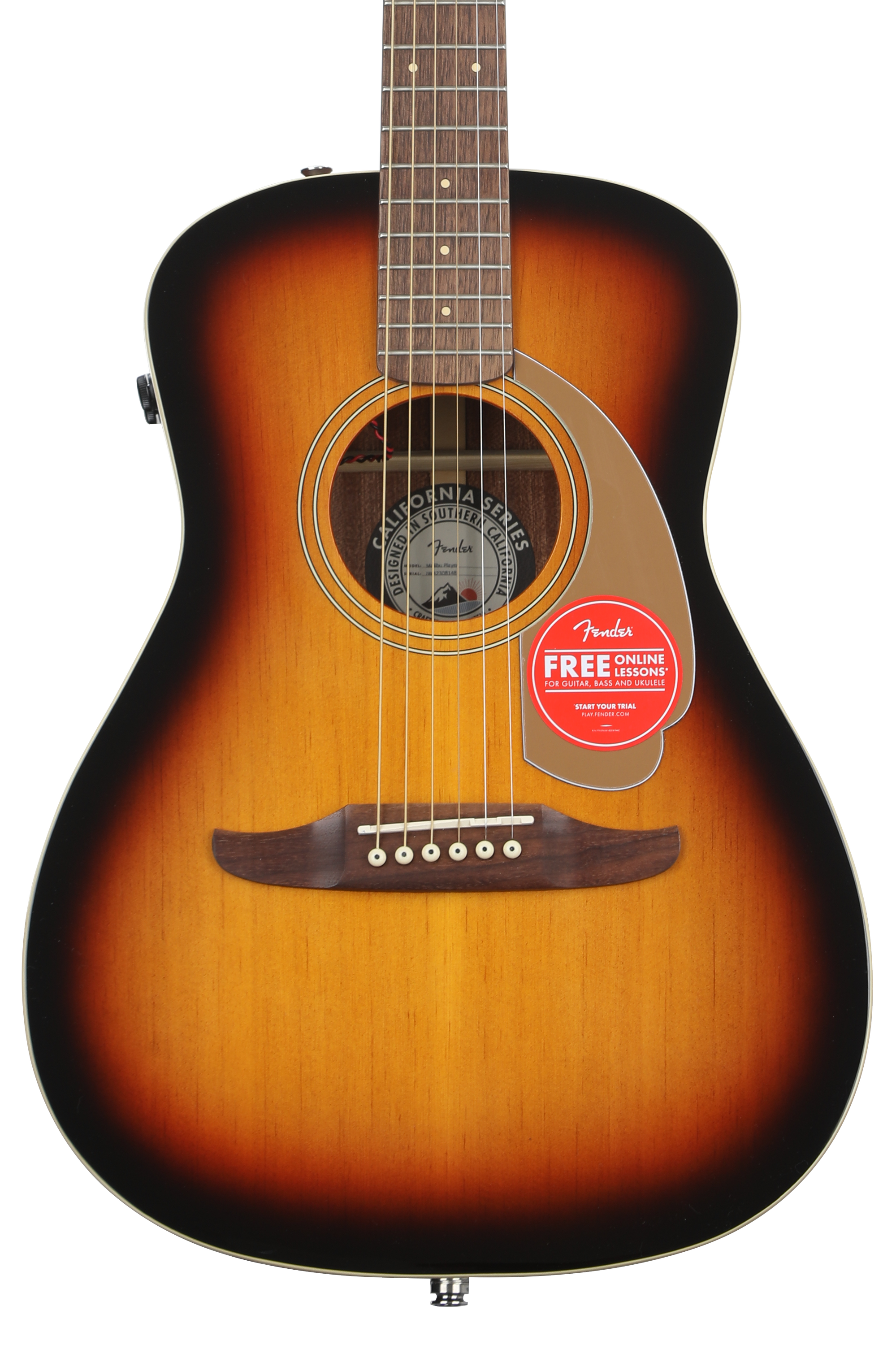 Fender Malibu Player Acoustic-electric Guitar - Sunburst