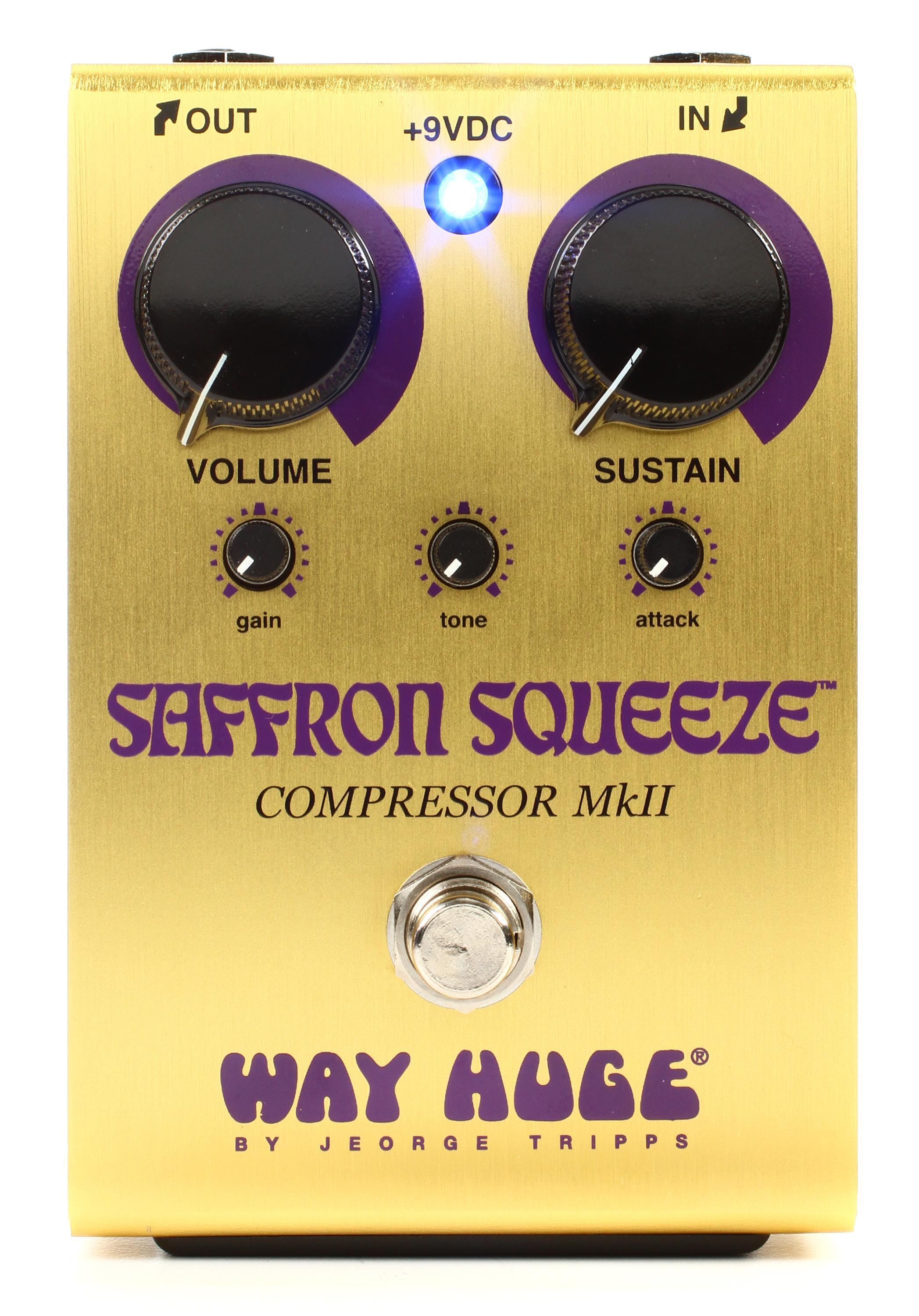 Way Huge Saffron Squeeze Compressor Pedal