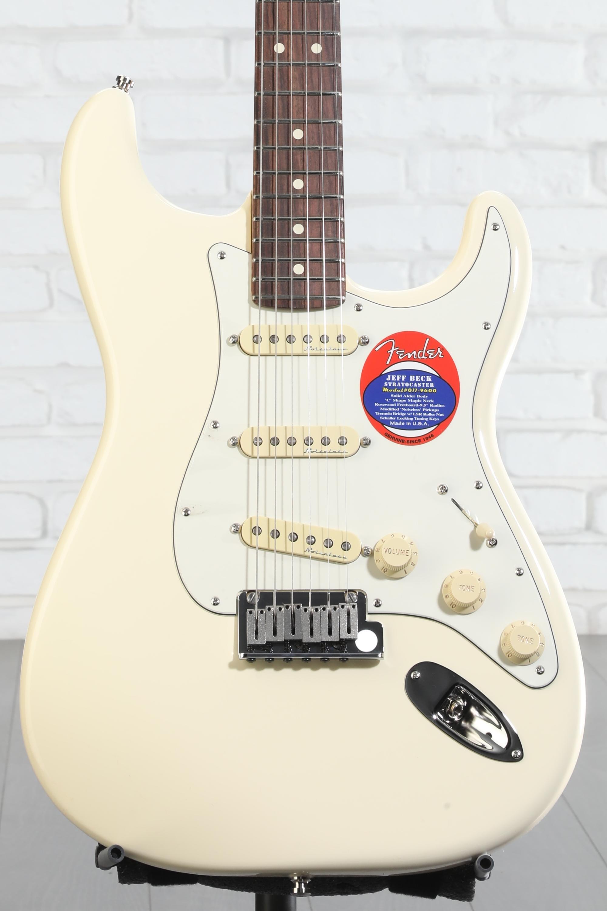 Fender Jeff Beck Stratocaster - Olympic White with Rosewood