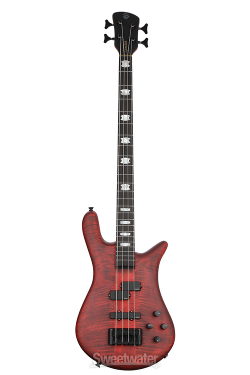 Spector Euro 4 LX Bass Guitar - Black Cherry Matte - Sweetwater