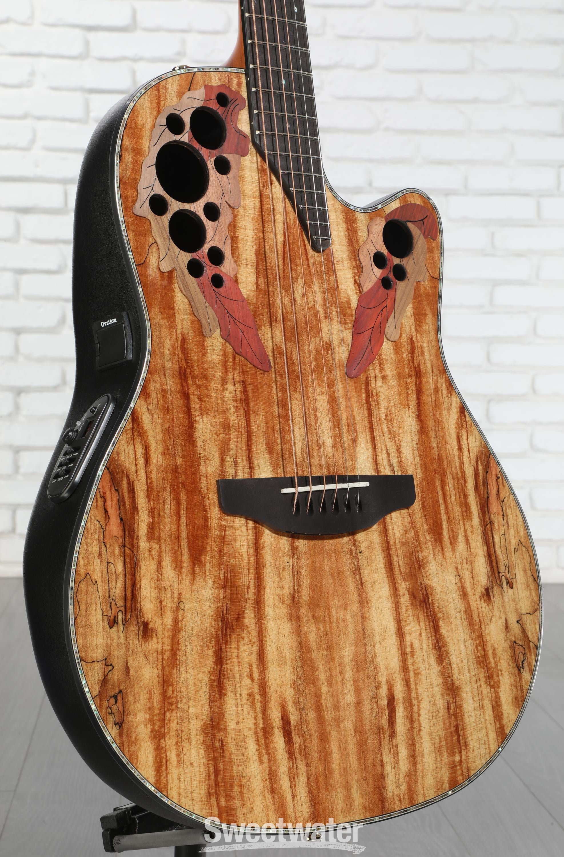 Ovation Celebrity Elite Plus CE44P-SM Mid-Depth Acoustic-Electric