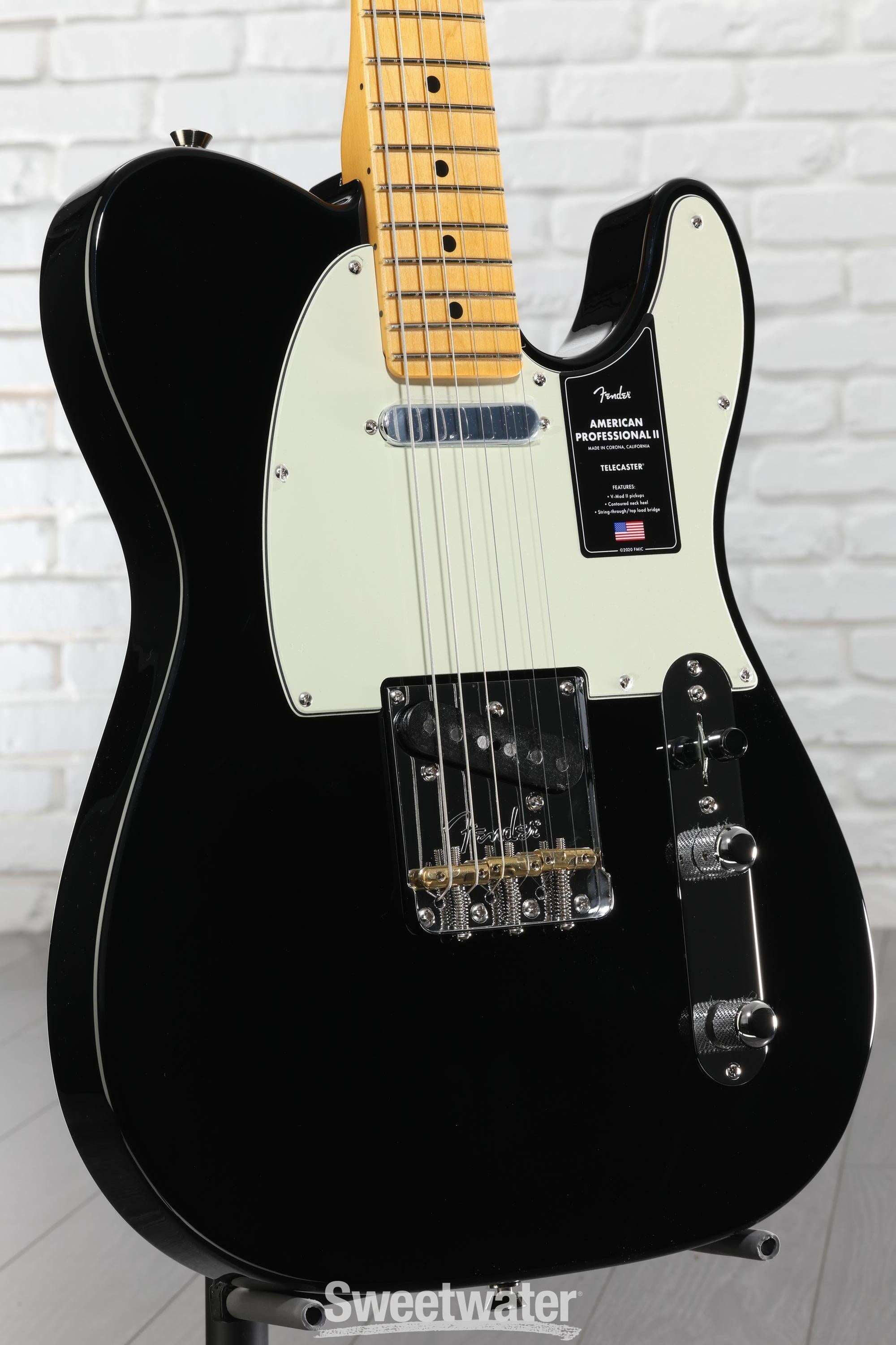 Fender American Professional II Telecaster - Black with Maple