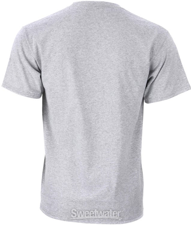 Fender Pick Patch Pocket T-shirt - Small, Athletic Gray