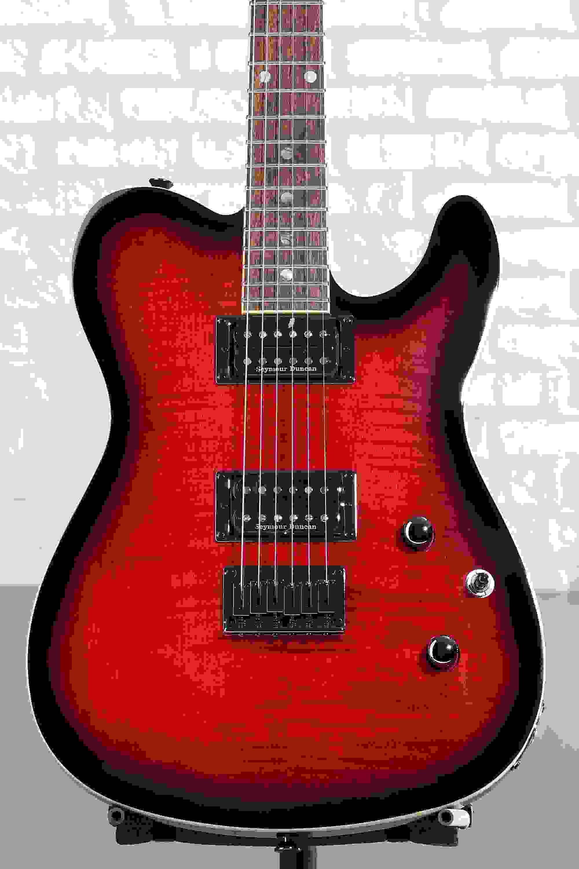 Fender Special Edition Custom Telecaster FMT HH - Black Cherry Burst