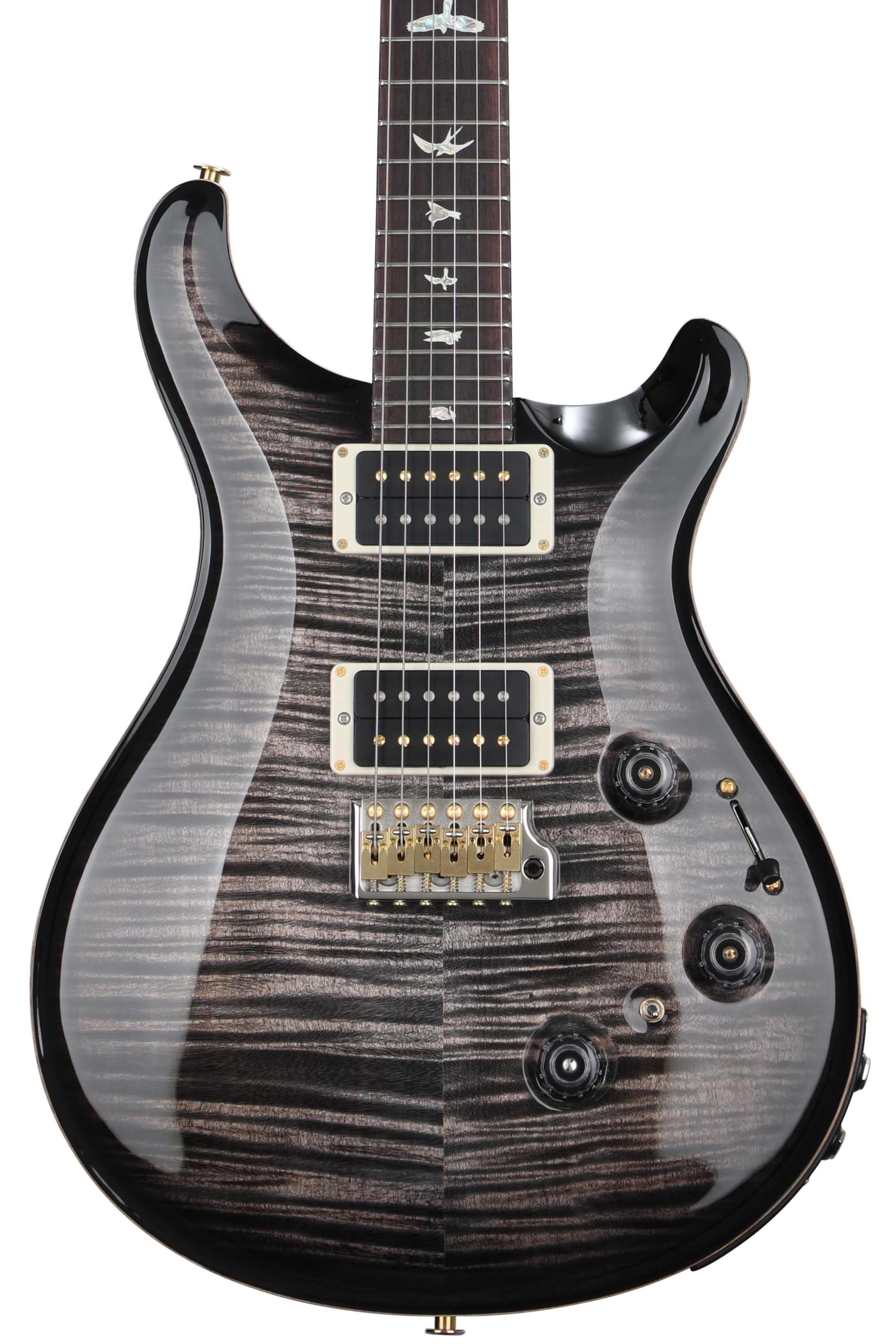 PRS Custom 24 Piezo 10-Top Electric Guitar - Purple Mist | Sweetwater