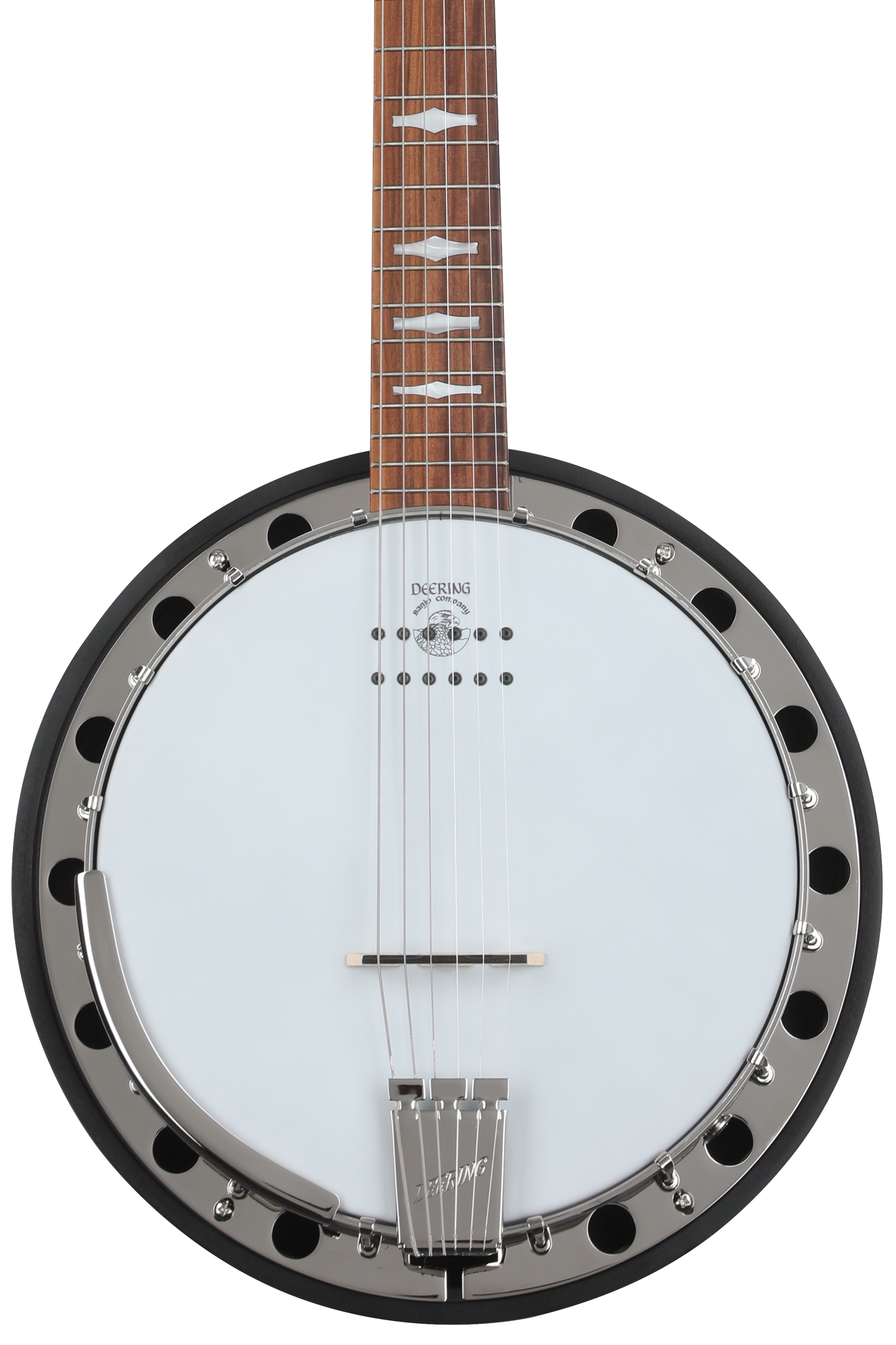 Photo of Deering Artisan Goodtime Six-R Acoustic-electric Resonator Banjo - Dark Brown Stain
