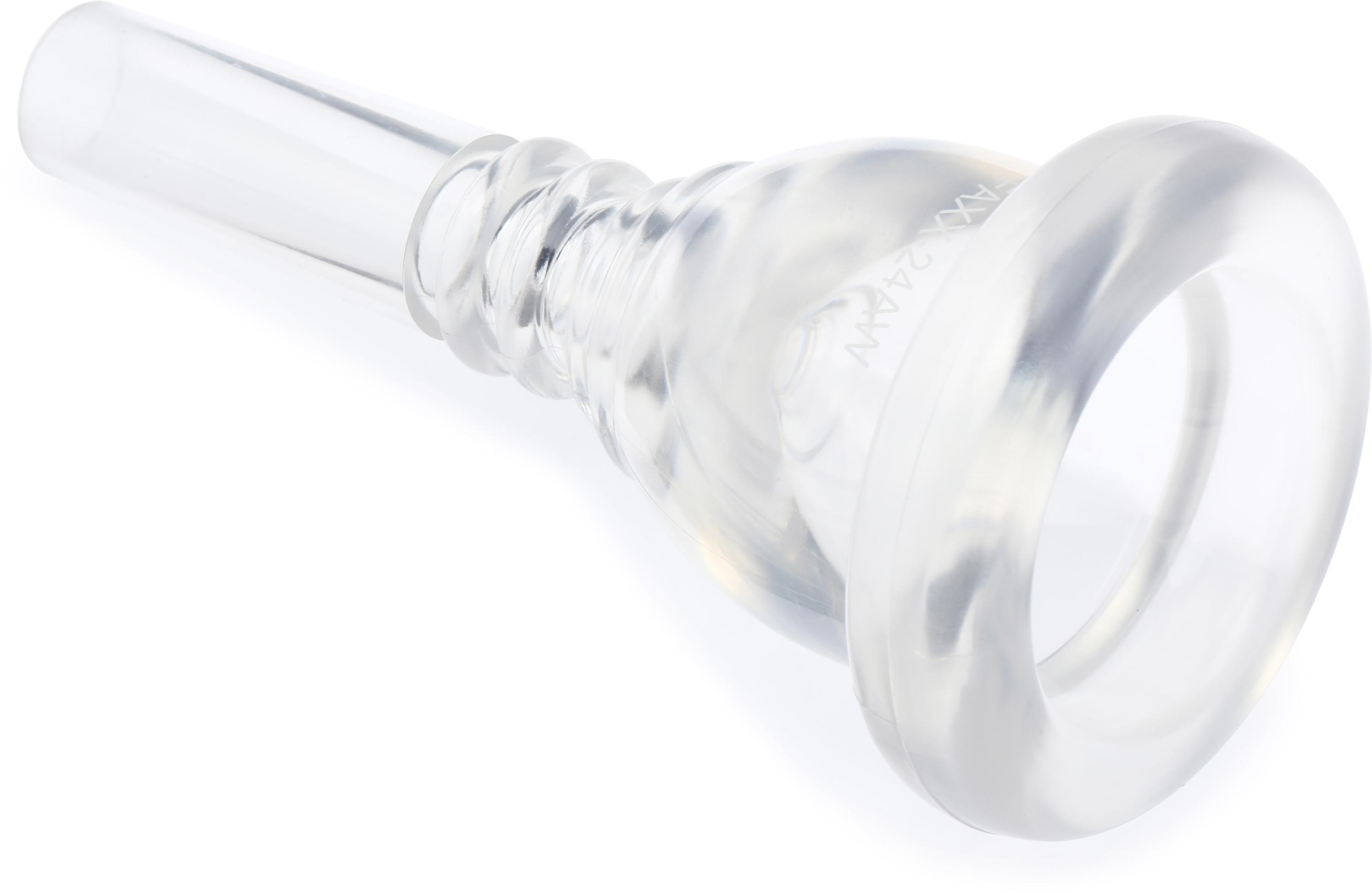 Faxx Clear Plastic Tuba Mouthpiece 24AW Sweetwater