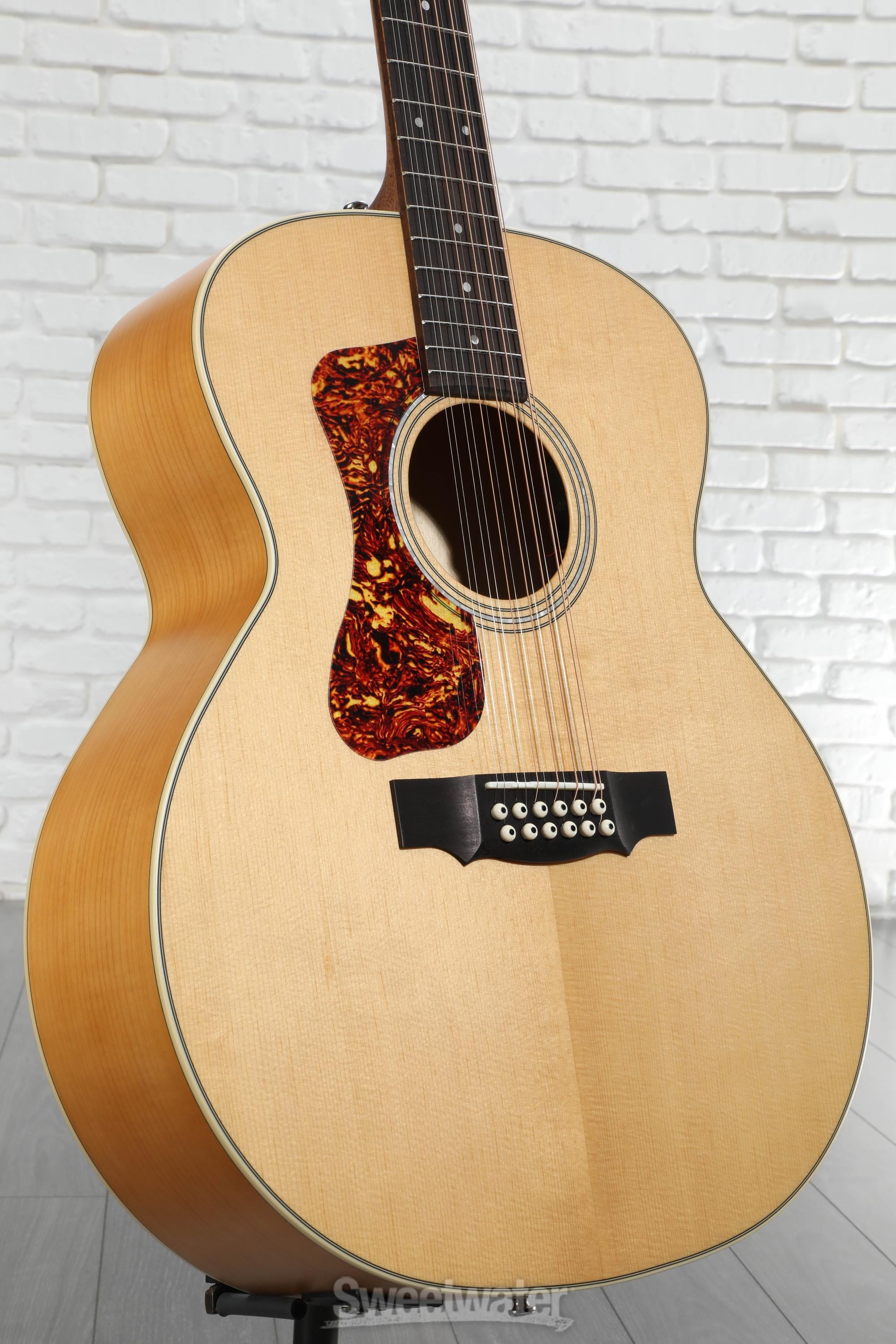 Photo of Guild F-2512E Maple Left-handed 12-string Acoustic-electric Guitar - Blonde
