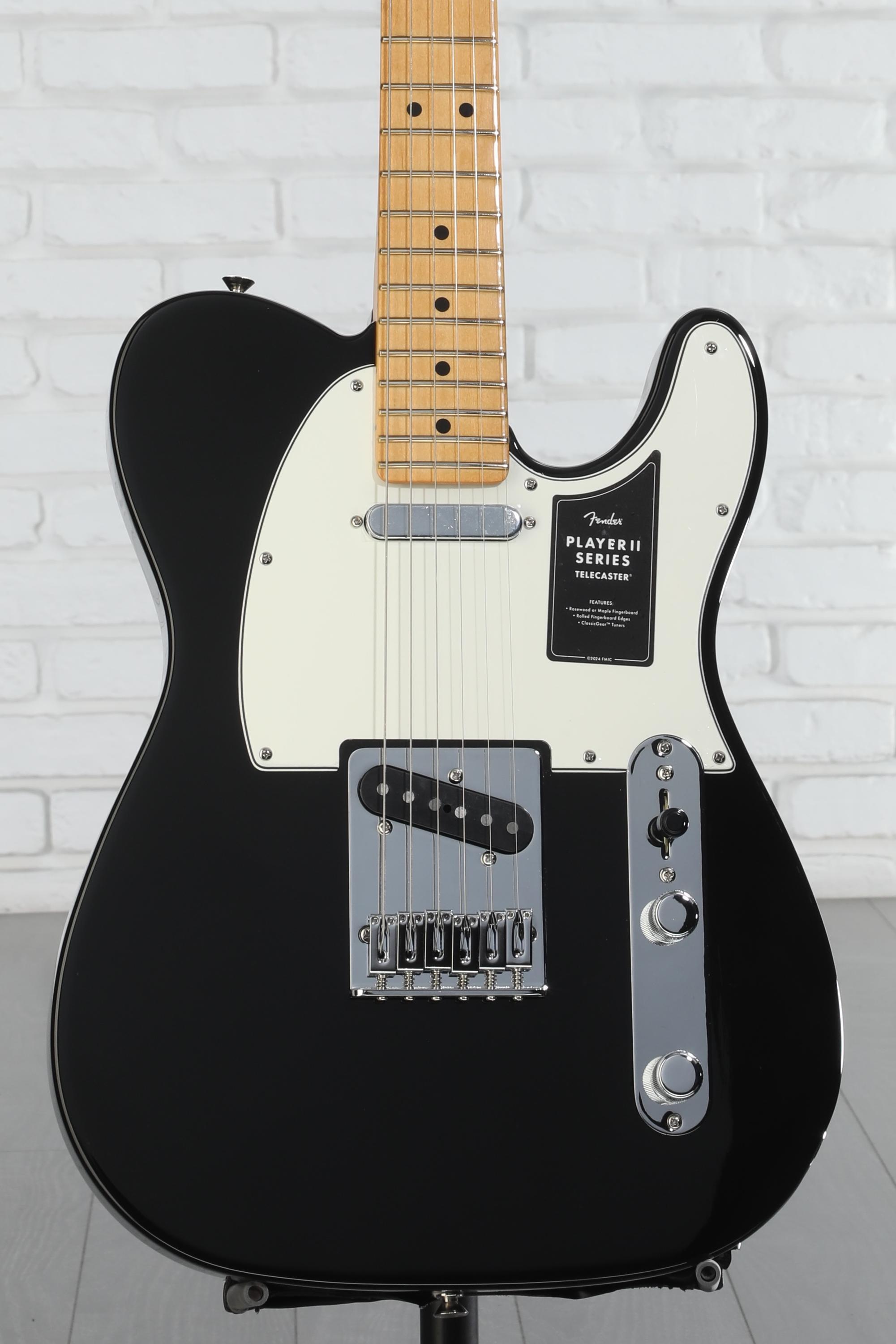 ギター Fender Player Telecaster Black MN Fender Player Telecaster - Black with Maple Fingerboard