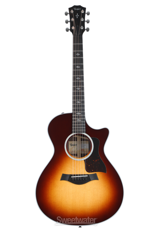 Taylor 412ce-R V-Class Acoustic-electric Guitar - Tobacco