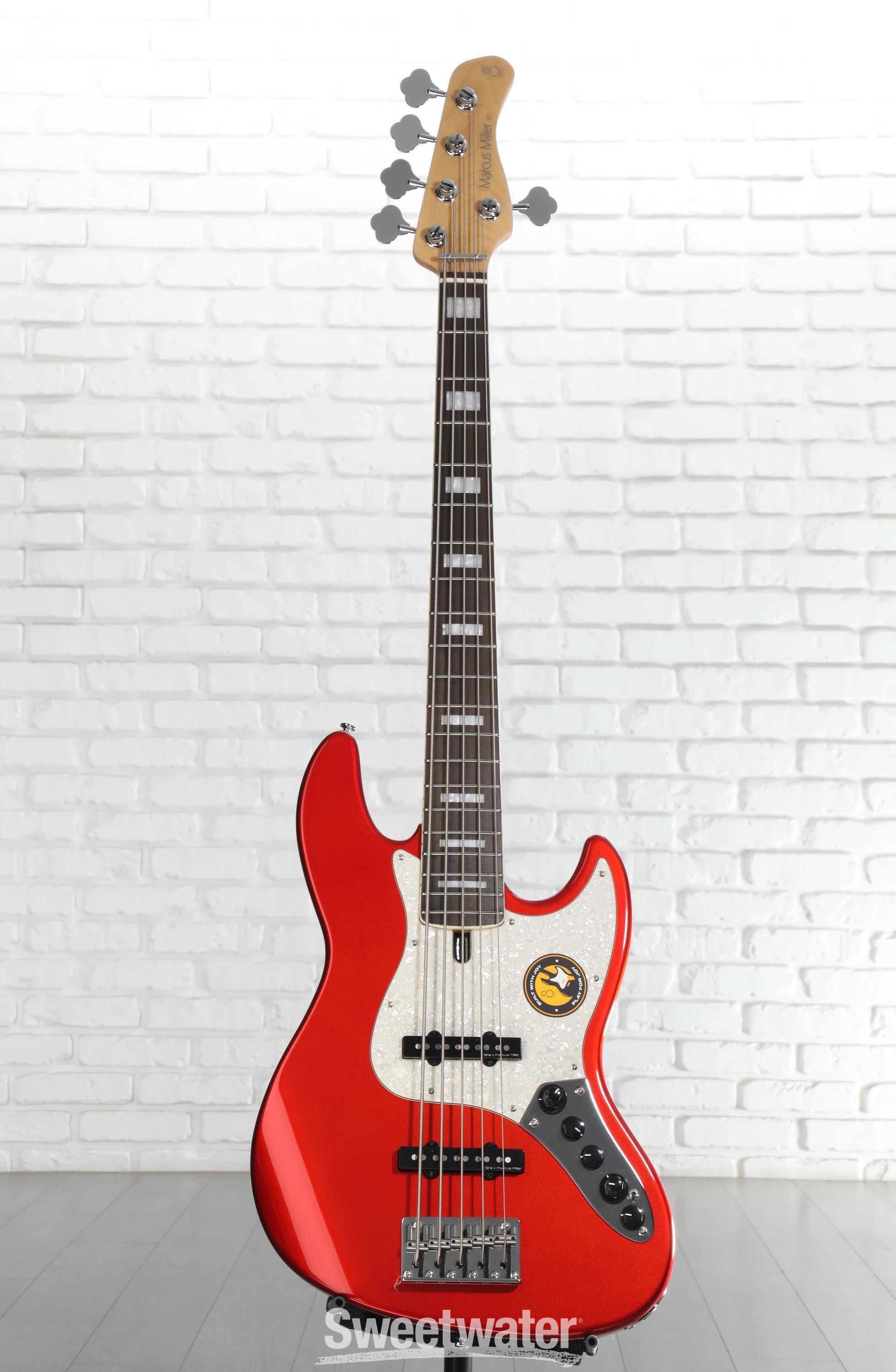 【クリスマスセール】SIRE V7 5st Alder Sire Marcus Miller V7 Alder 5-string Bass Guitar - Bright Metallic