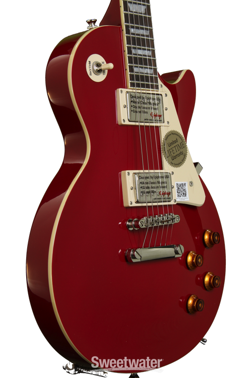 Epiphone Les Paul Standard, Plek'd - Cardinal Red