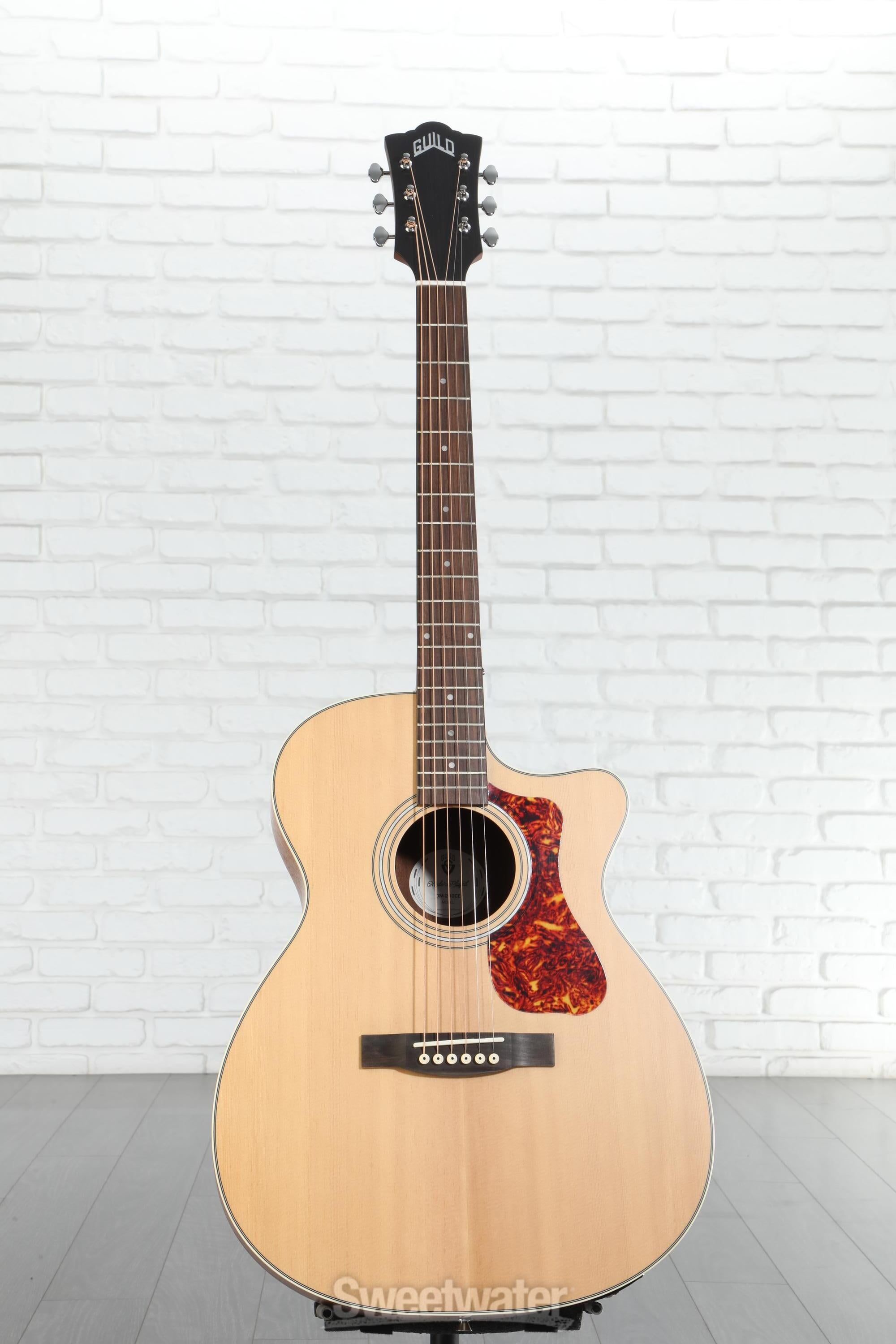 Guild OM-240CE, Orchestra Acoustic-Electric Guitar - Natural