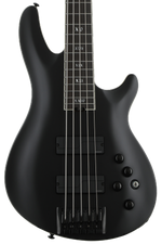 Photo of Schecter SLS Evil Twin-5 Bass Guitar - Satin Black
