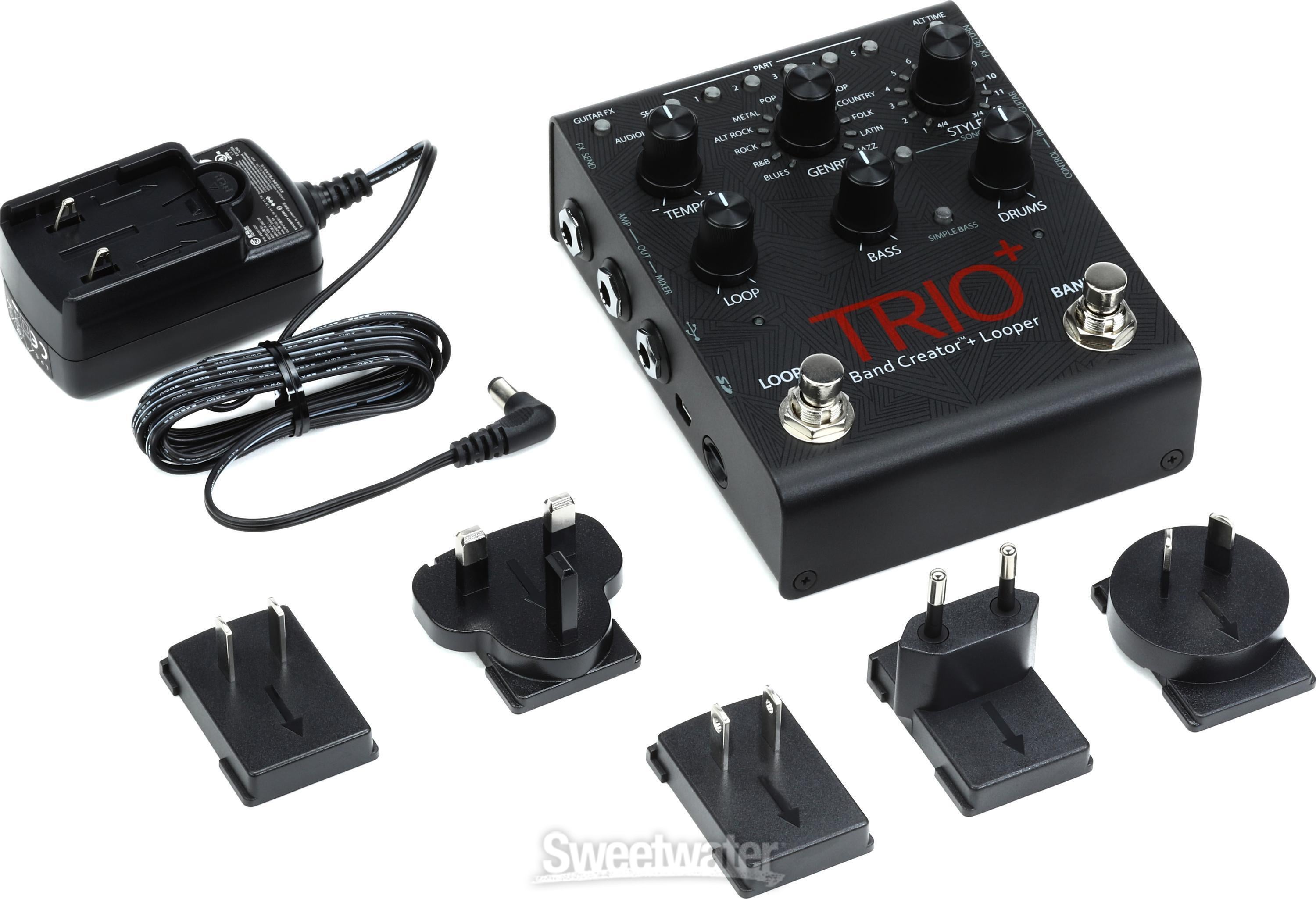 DigiTech Trio+ Band Creator and Looper Pedal | Sweetwater