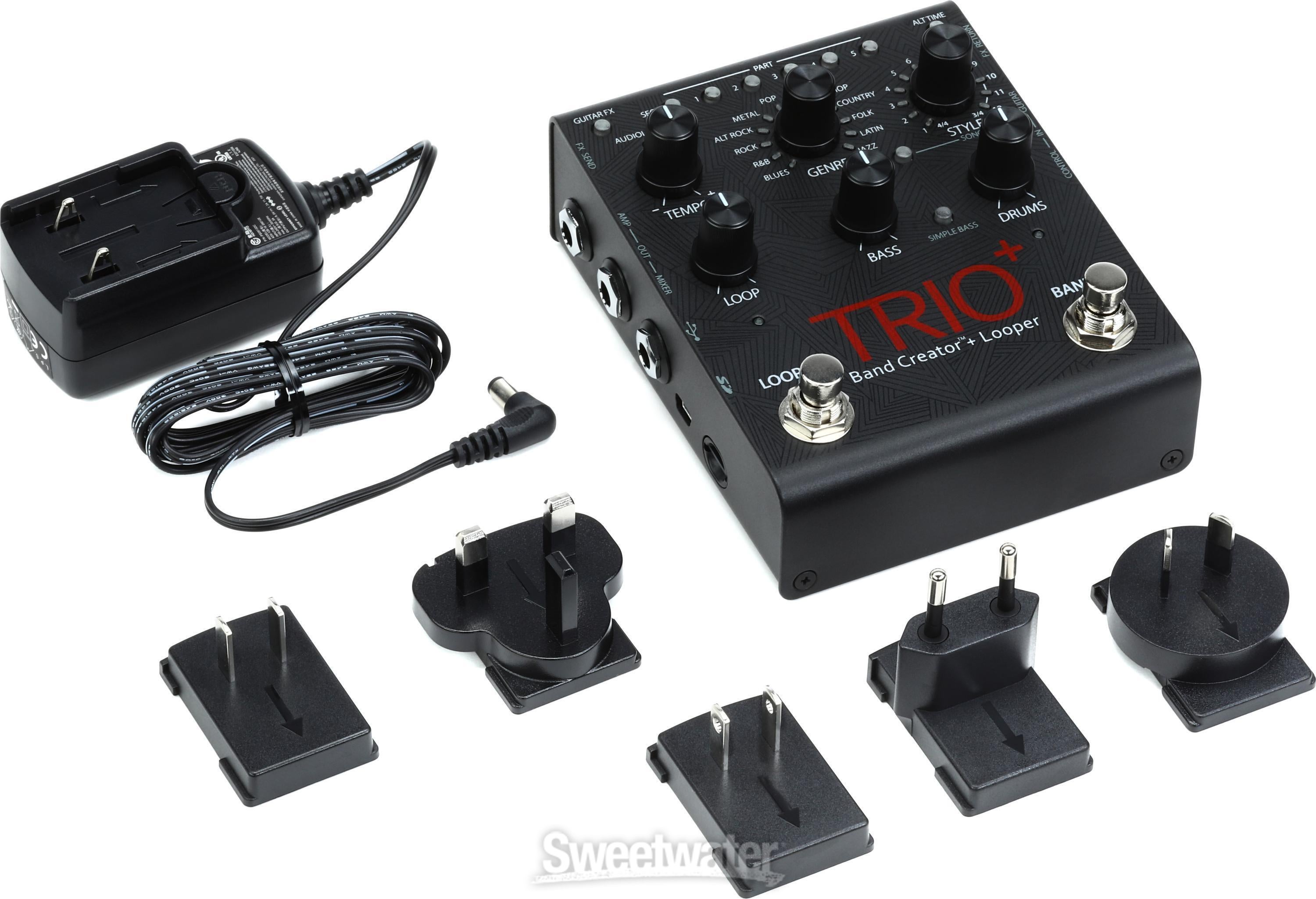 DigiTech TRIO+【Band Creator + Looper】-