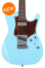 Photo of Ibanez Tom Quayle TQMS1 Signature Electric Guitar - Celeste Blue