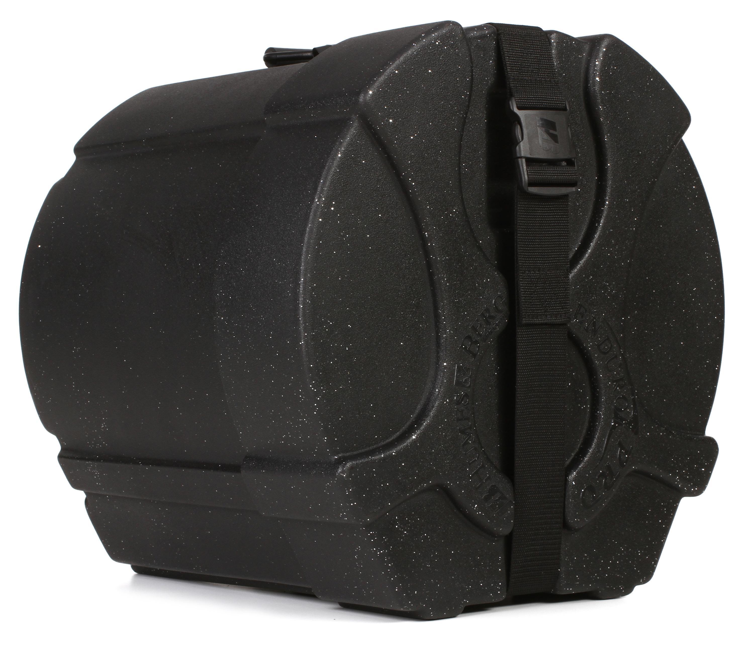 Photo of Humes & Berg Enduro Pro Foam-lined Floor Tom Case - 14x14-inch - Black Sparkle